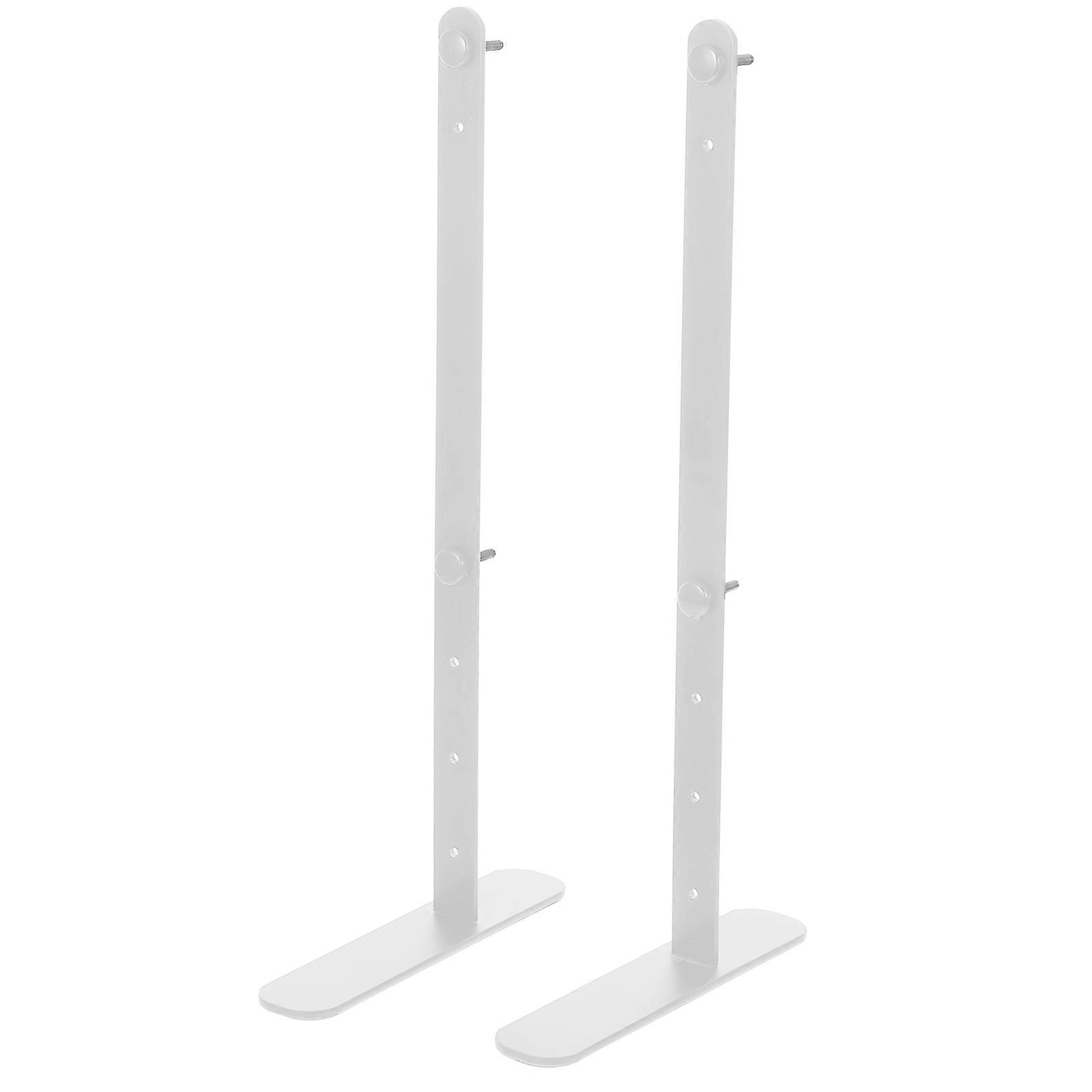 White Pegboard Desk Display Stand for Office Use 4Pcs
