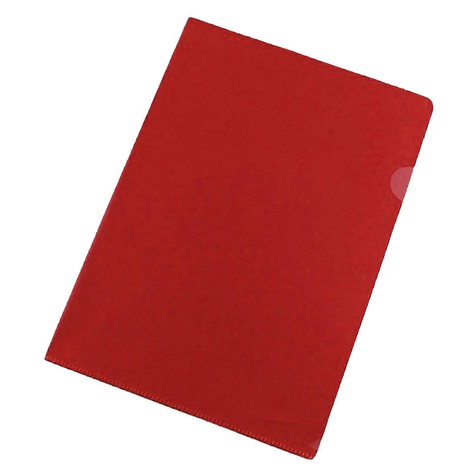TEVEQ Clearance! L Type Plastic Folder, Compatible with A4 Paper, Transparent Document Organizer, 1pc