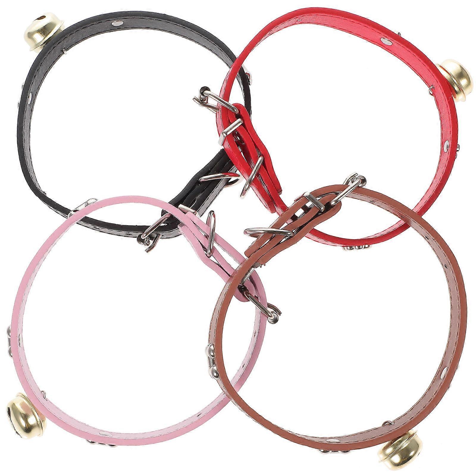 Livestock Collars Adjustable Sheep Collars with Bells 8Pcs for Farm Use
