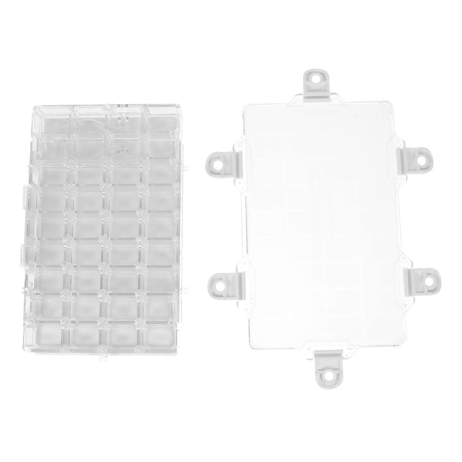 Multi-Compartment Watercolor Container 1Pcs For Painting Art Projects Therefore Storage Holder 2.9X12.8X19.7CM Simple Rectangular Style