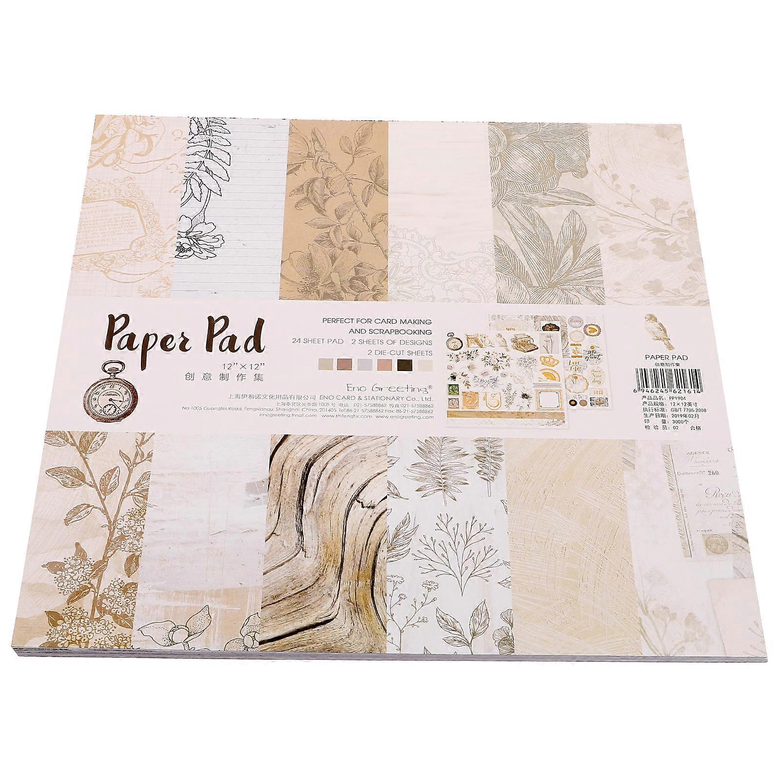 DIY Material Paper 78 Sheets Assorted Color Photo Album Decoration Teenagers Card Making 12.97X12.97X0.04In