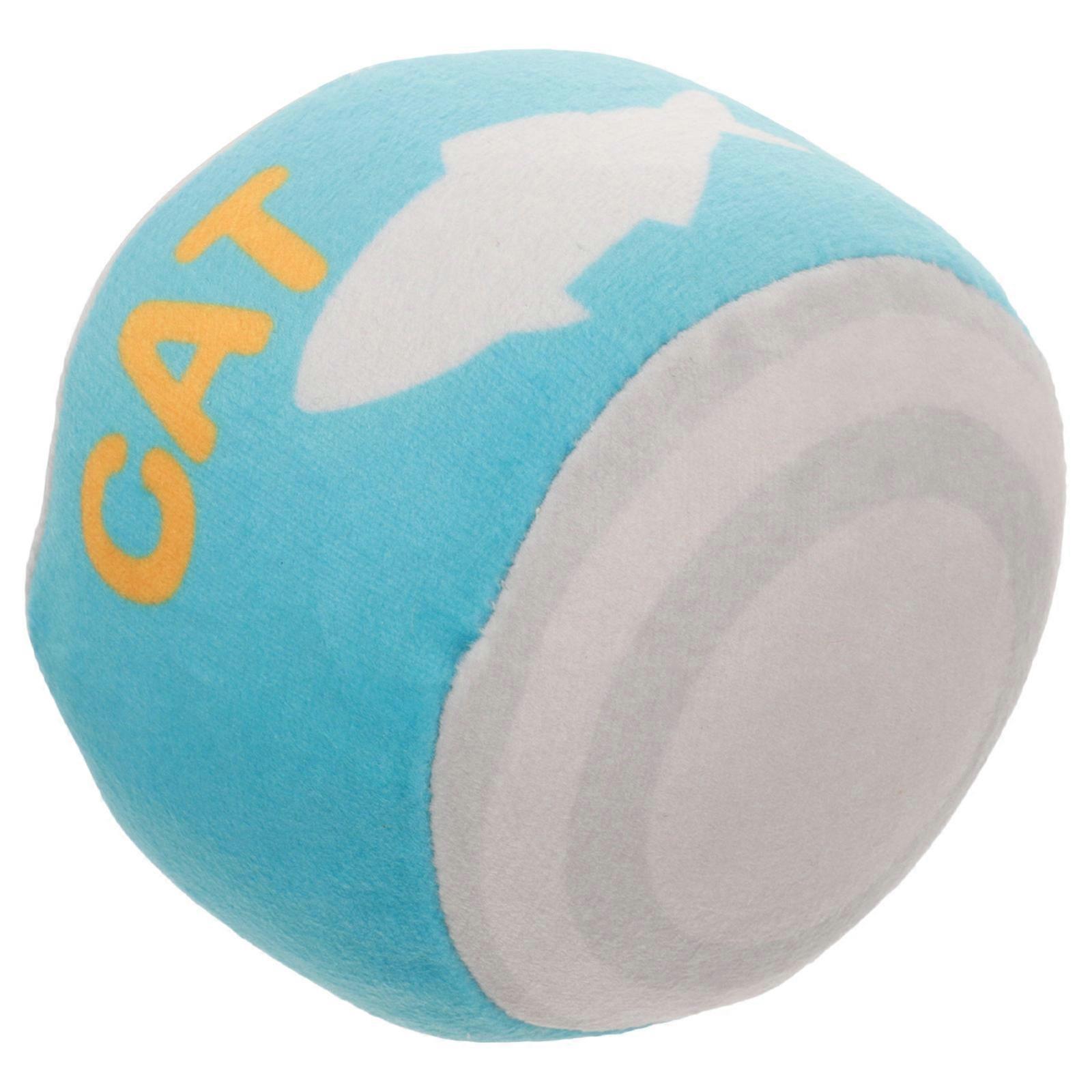 Cat Plaything Plush Doll Built-In Bell Scratching Chewing 3.5×3.5×2.8in 1Pcs