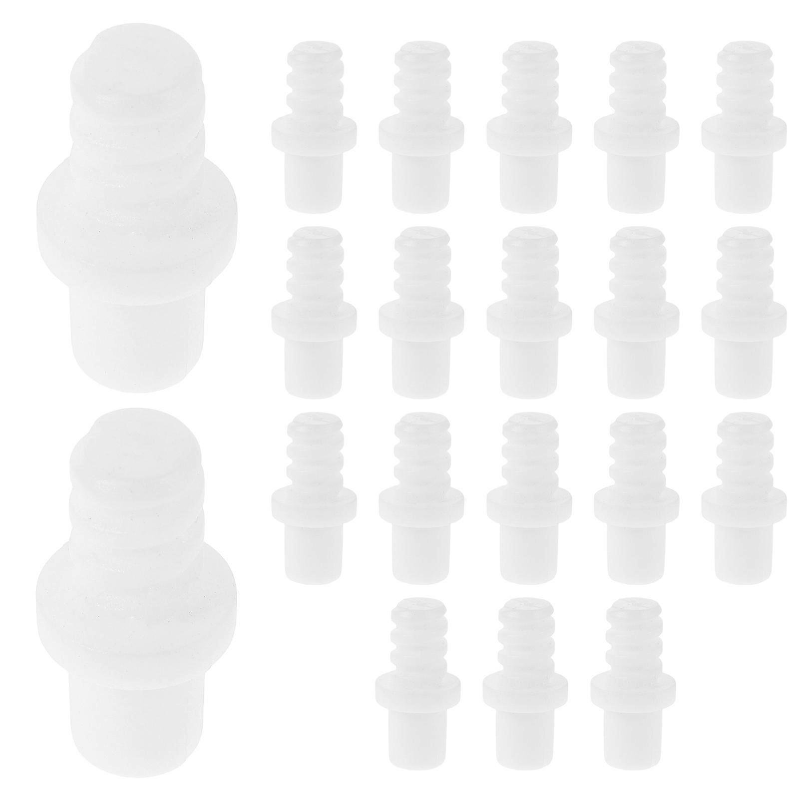 Universal Toilet Brush Handle Connector 100 Pcs Accessories For Household Maintenance Secure Connection Enhanced Cleaning Efficiency