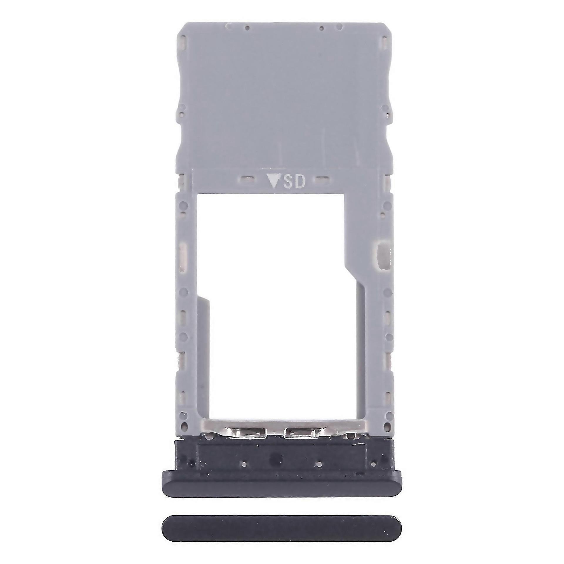 For New For Tcl Tab 8 4g Compatible Micro Sd Card Tray Black