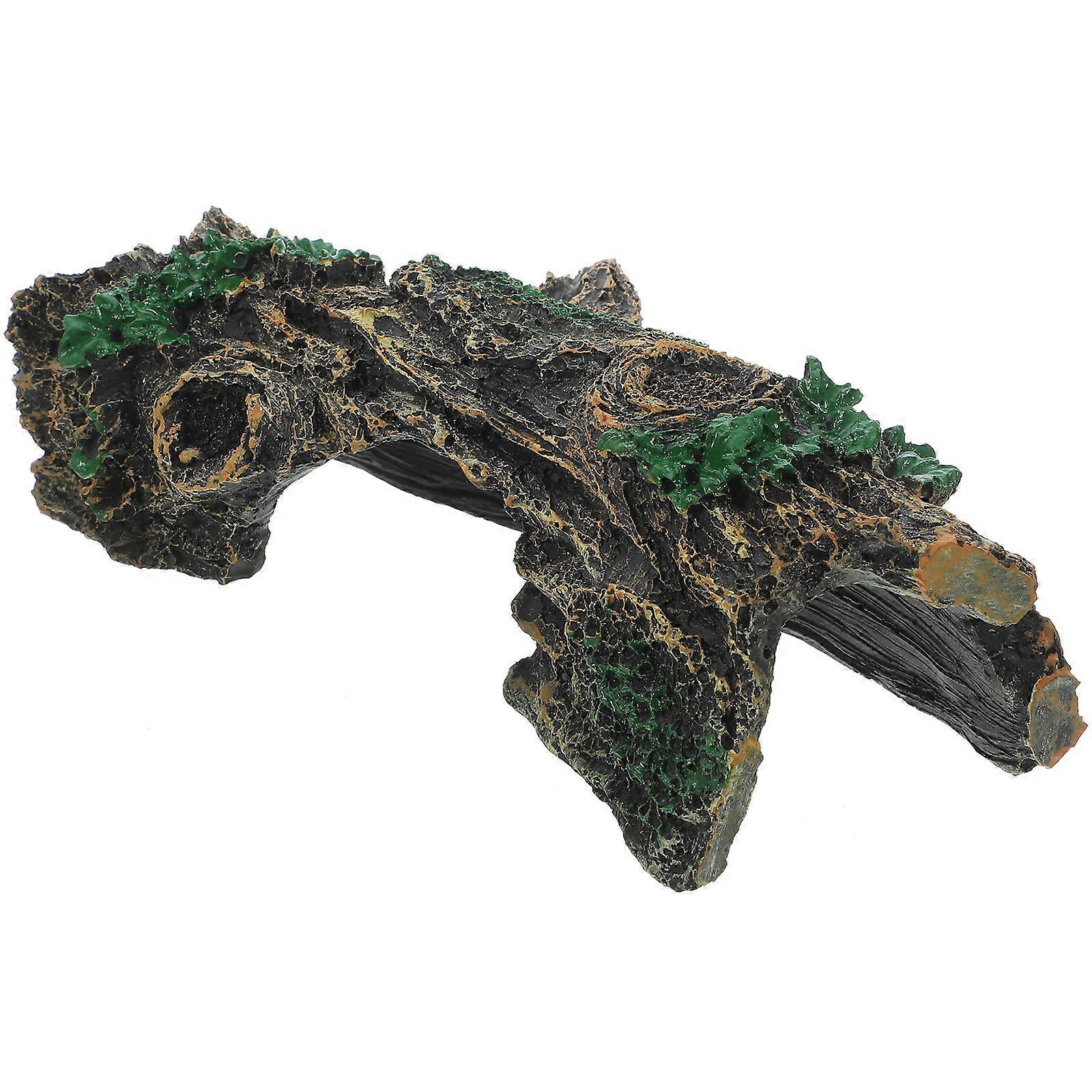 Reptile Cave Resin Hideout for Aquarium Habitat Decoration 4Pcs Set