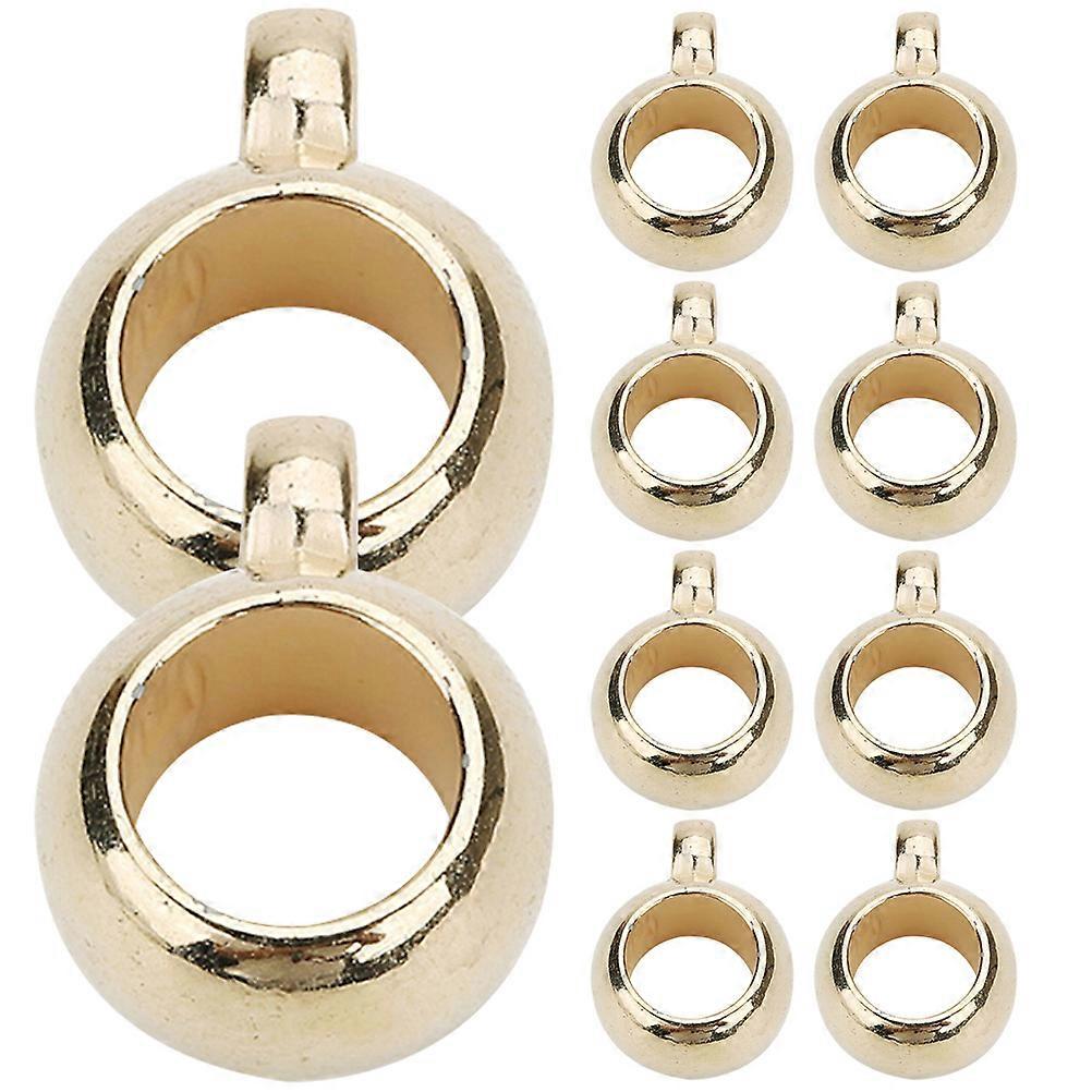 Big Hole Beads 200Pcs Diy Decorative Charms for Bracelet Making Ccb Personal Touch