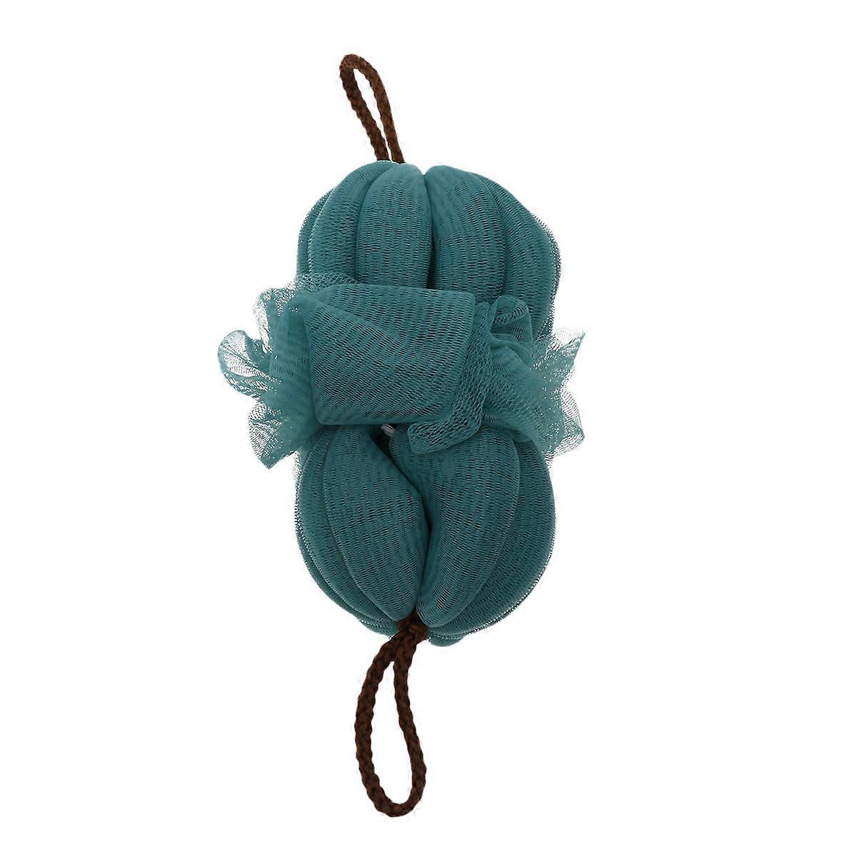 Tensile Bath Flower Blue Bath Brush for Bathing Use 2Pcs Pack
