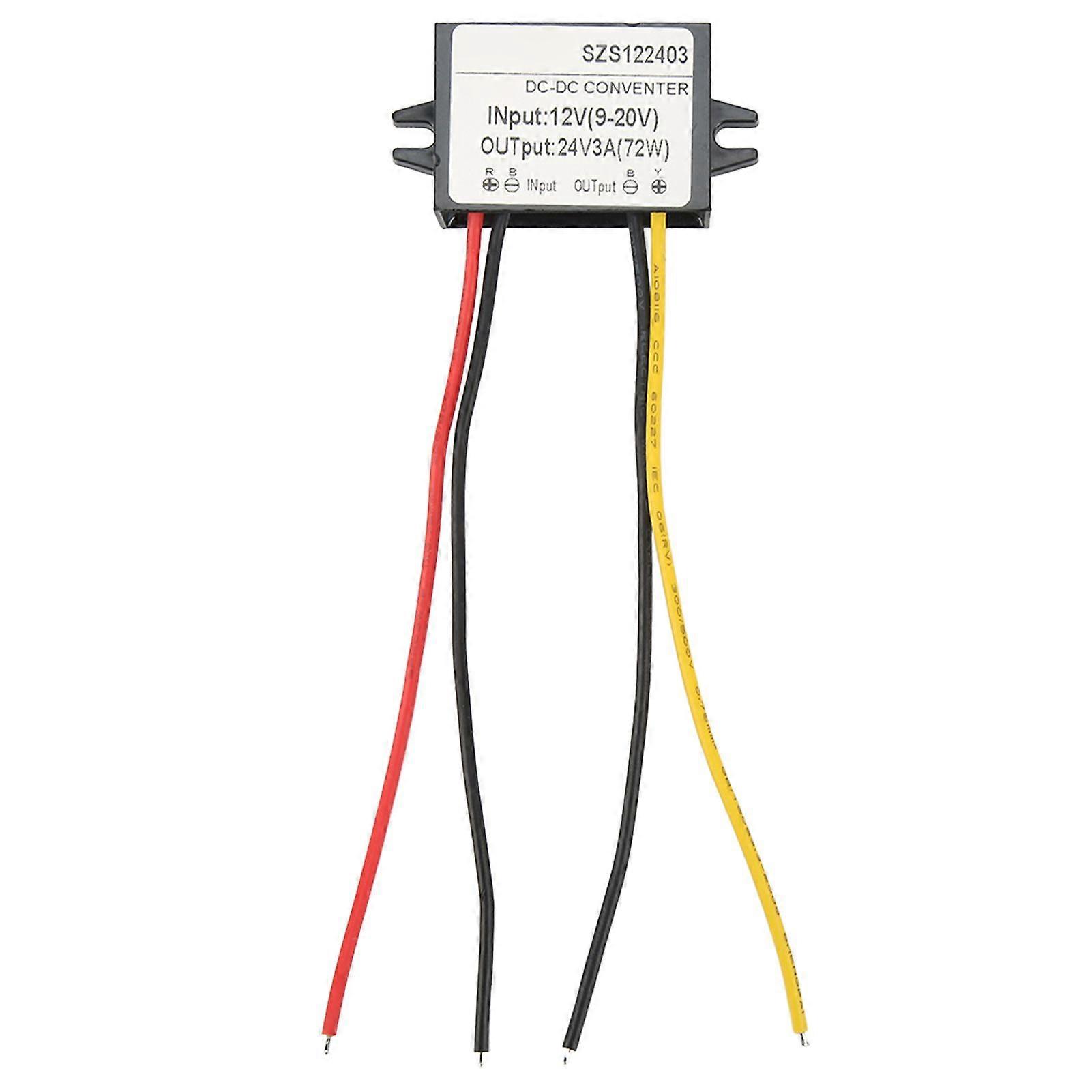 High quality  DC-DC 12V (9-20V) to 24V3A Ultra-thin DC boost module