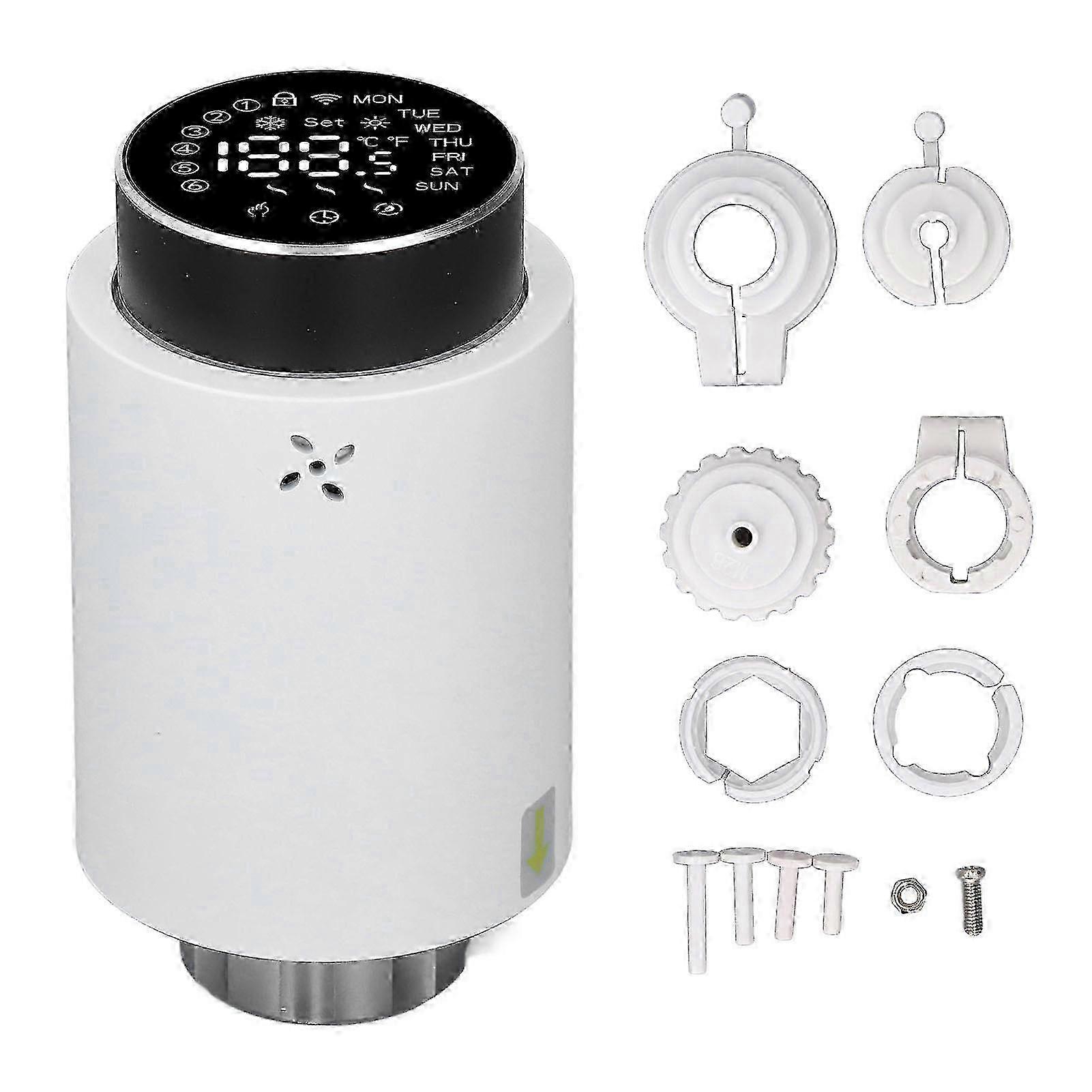 Thermostatic Radiator Valve 7 Days Programmable APP Control TRV Valve for Home Hotel