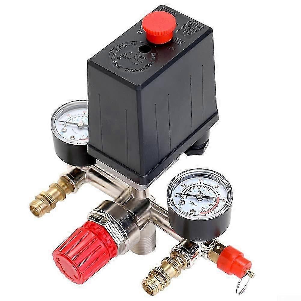 Efficient air pressure regulation for air compressors in various fields