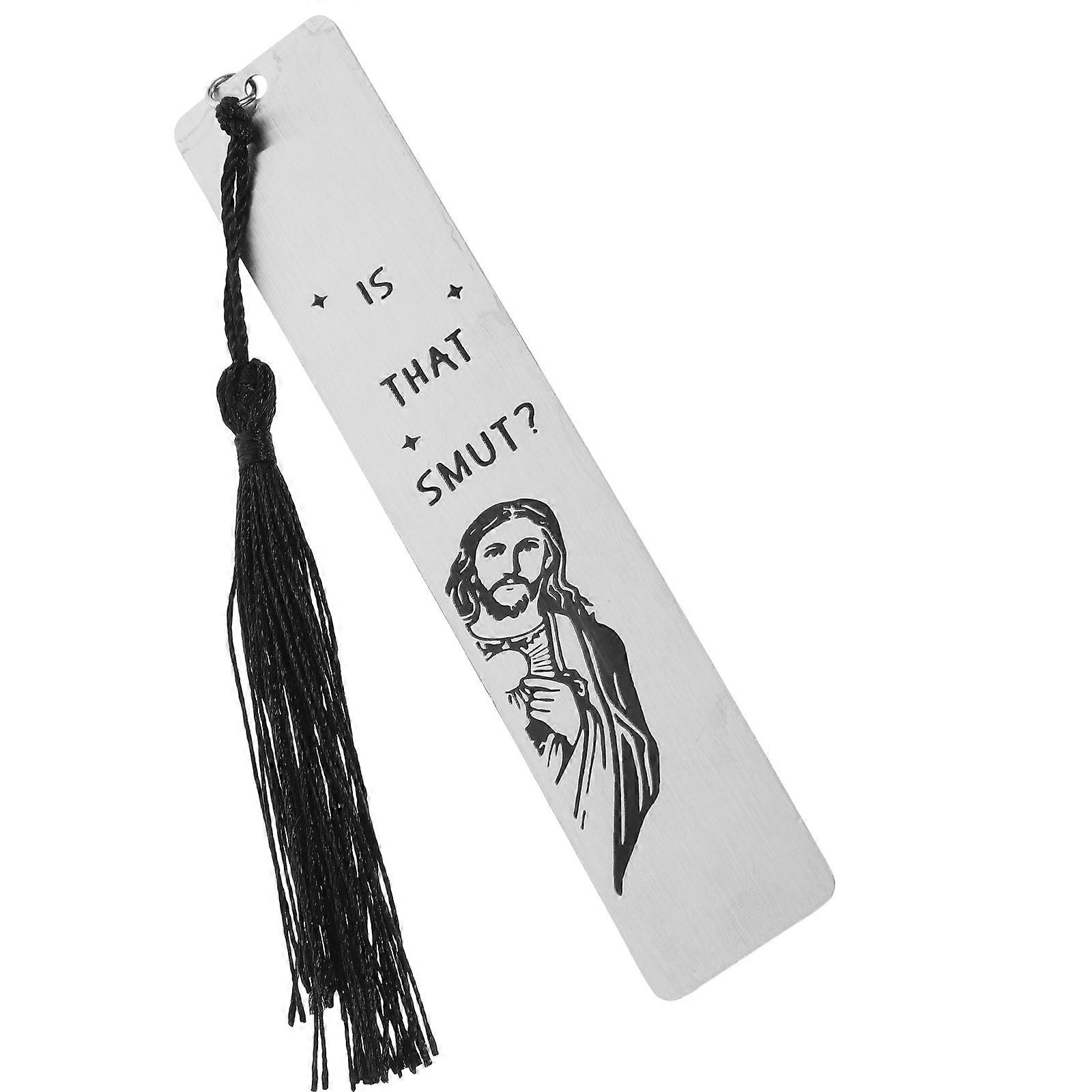 Creative Bookmark White Titanium Steel Bookmark for Reading Material
