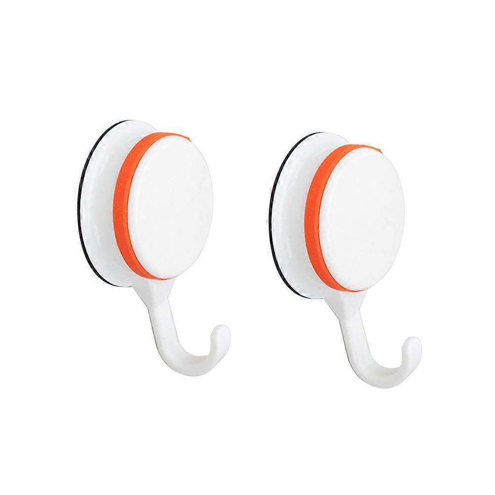 Reusable Shower Hook Suction Cup Hook for Holding 6Pcs White Hooks