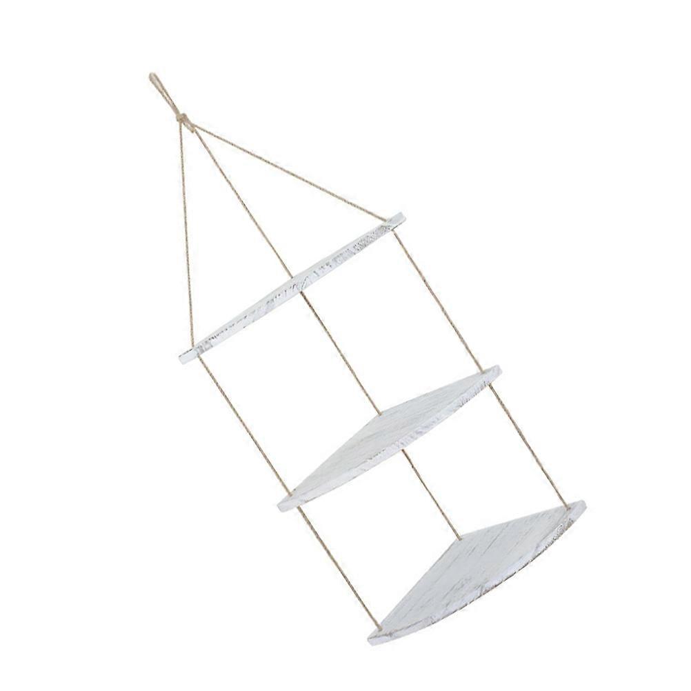 Wall Corner Flowerpot Shelf for Storage with 3 Layers Nordic Design