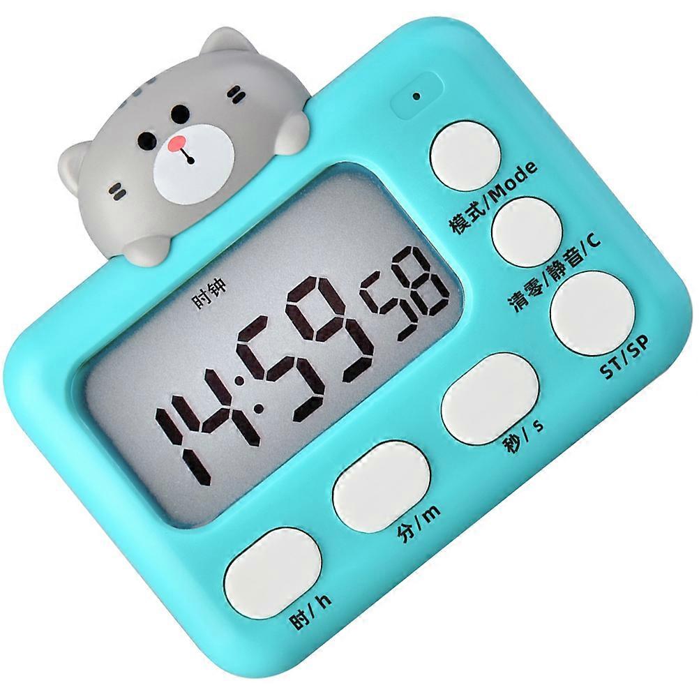 Cooking Timer Kitchen Tool 5Pcs Sky-Blue Digital Timer For Kitchen Baking And Management
