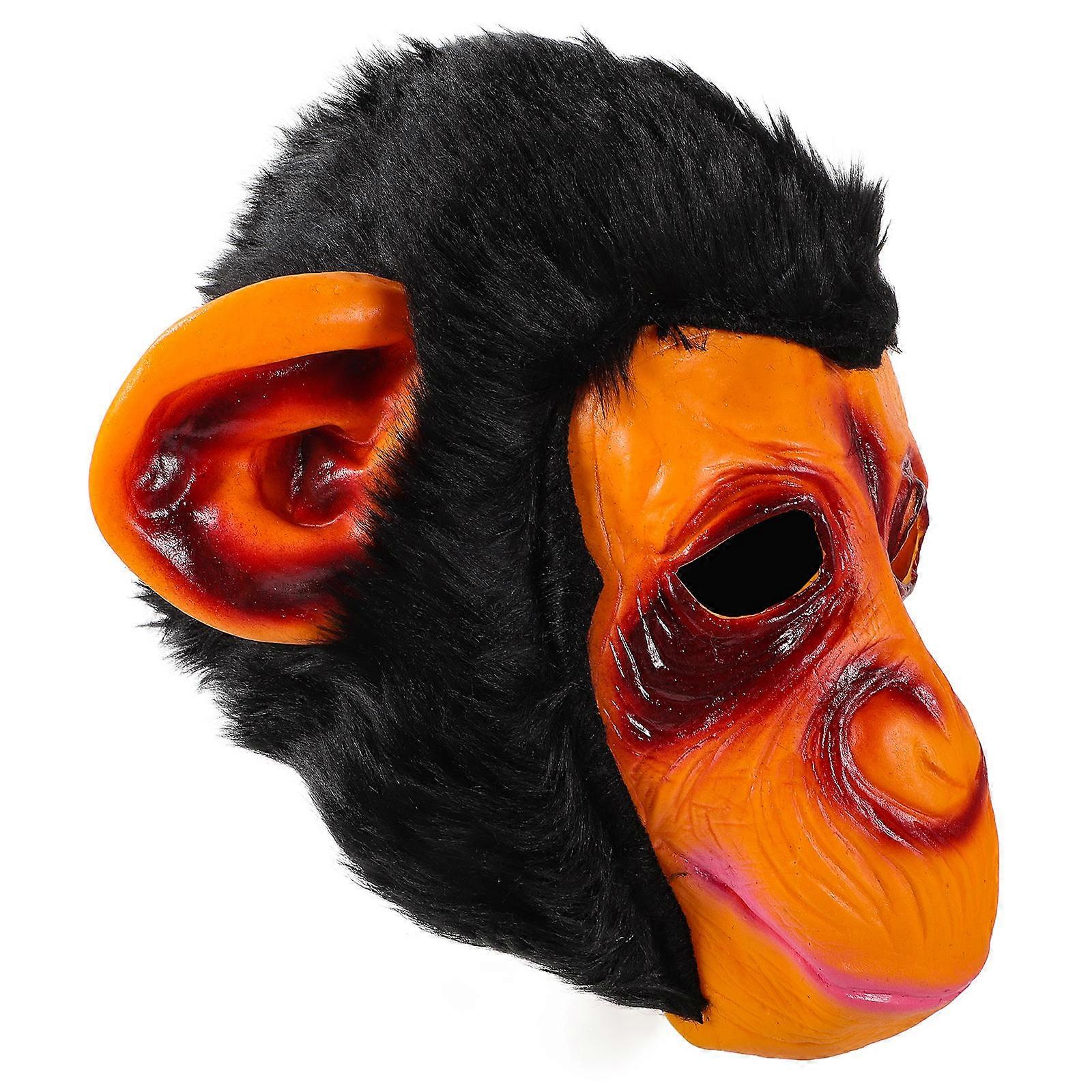 Halloween Monkey Headgear Horror Headgear for Party Use 3Pcs