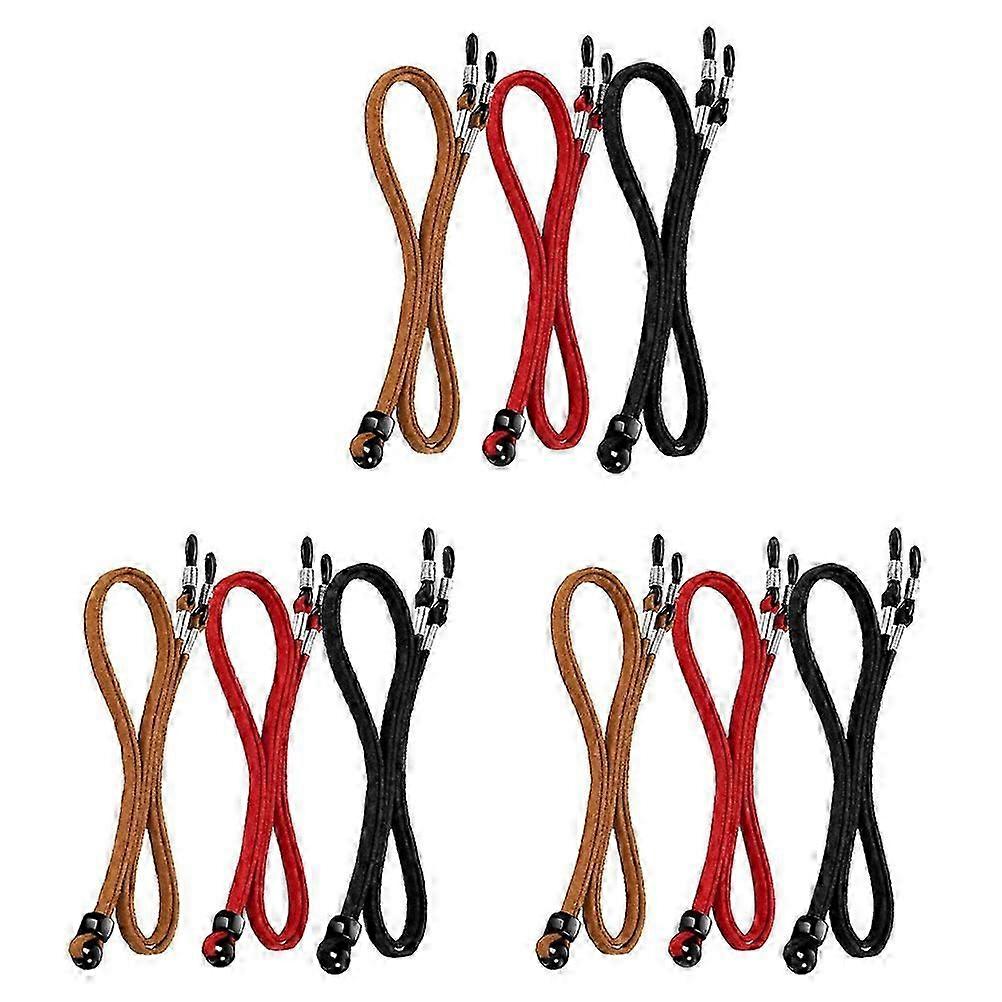 9pcs Lightweight Eyeglasses Strap & Lost Chain for Sports Durable Multi Purpose Glasses Holder Cord for Comfortable Eyewear Retention