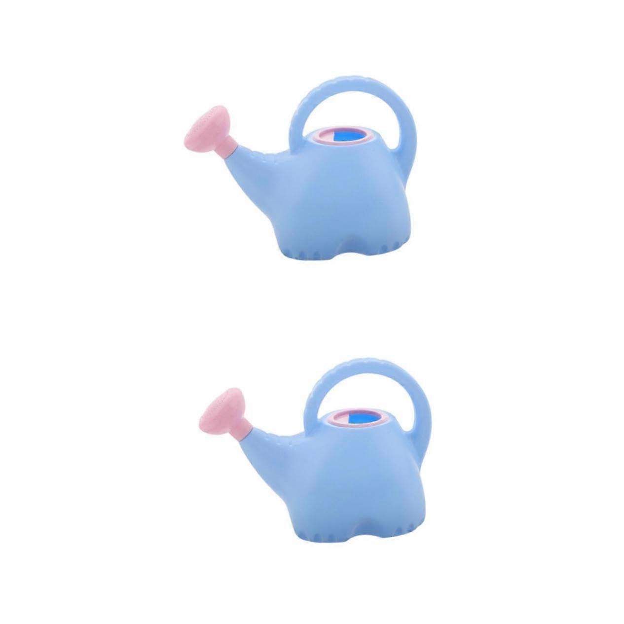 Elephant Watering Can TwoPack Lightweight, ElephantShaped For Small Gardens And Balcony Plants, Easy Fill And Clean