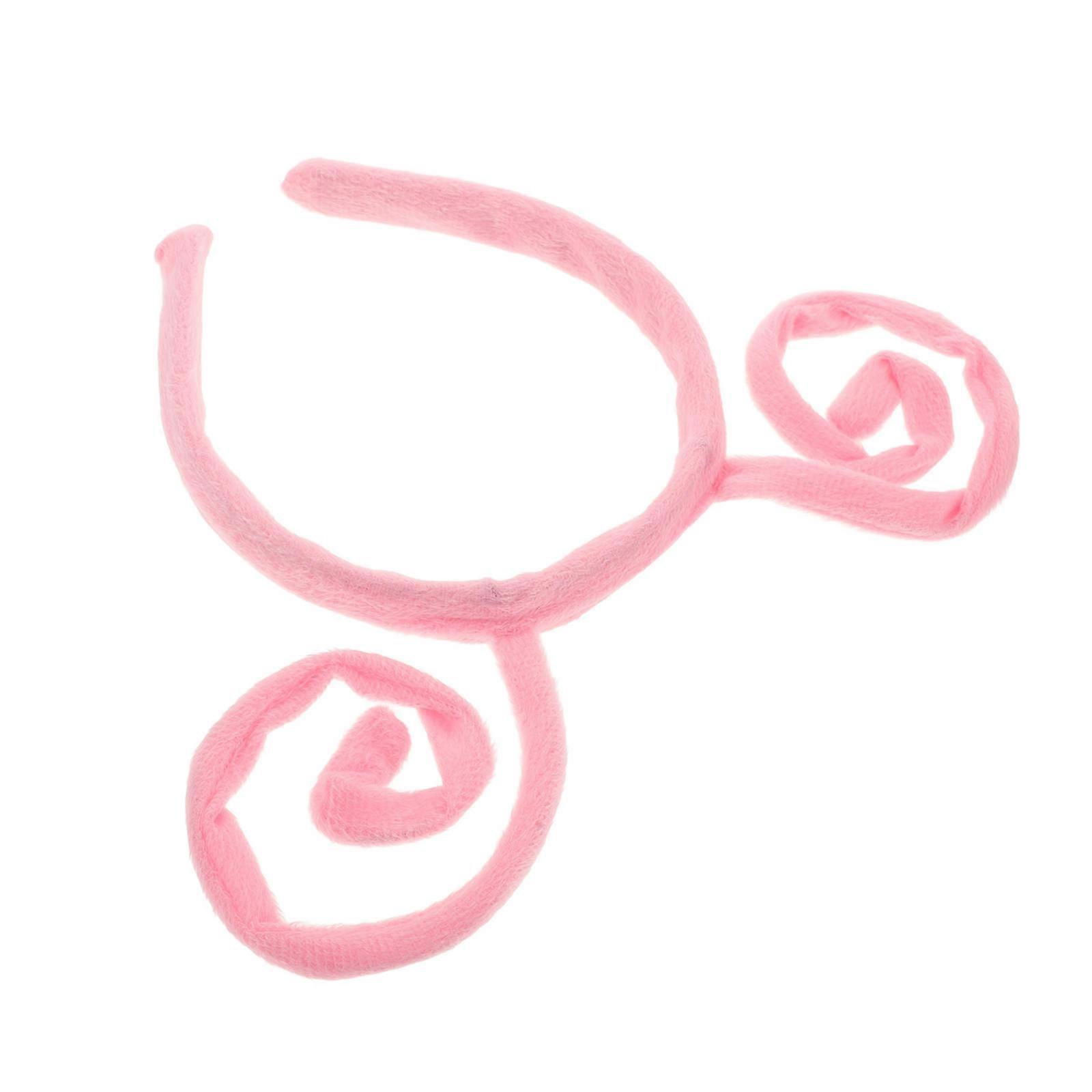 Pink Butterfly Party Headband for Cosplay Hair Accessory 4Pcs Set