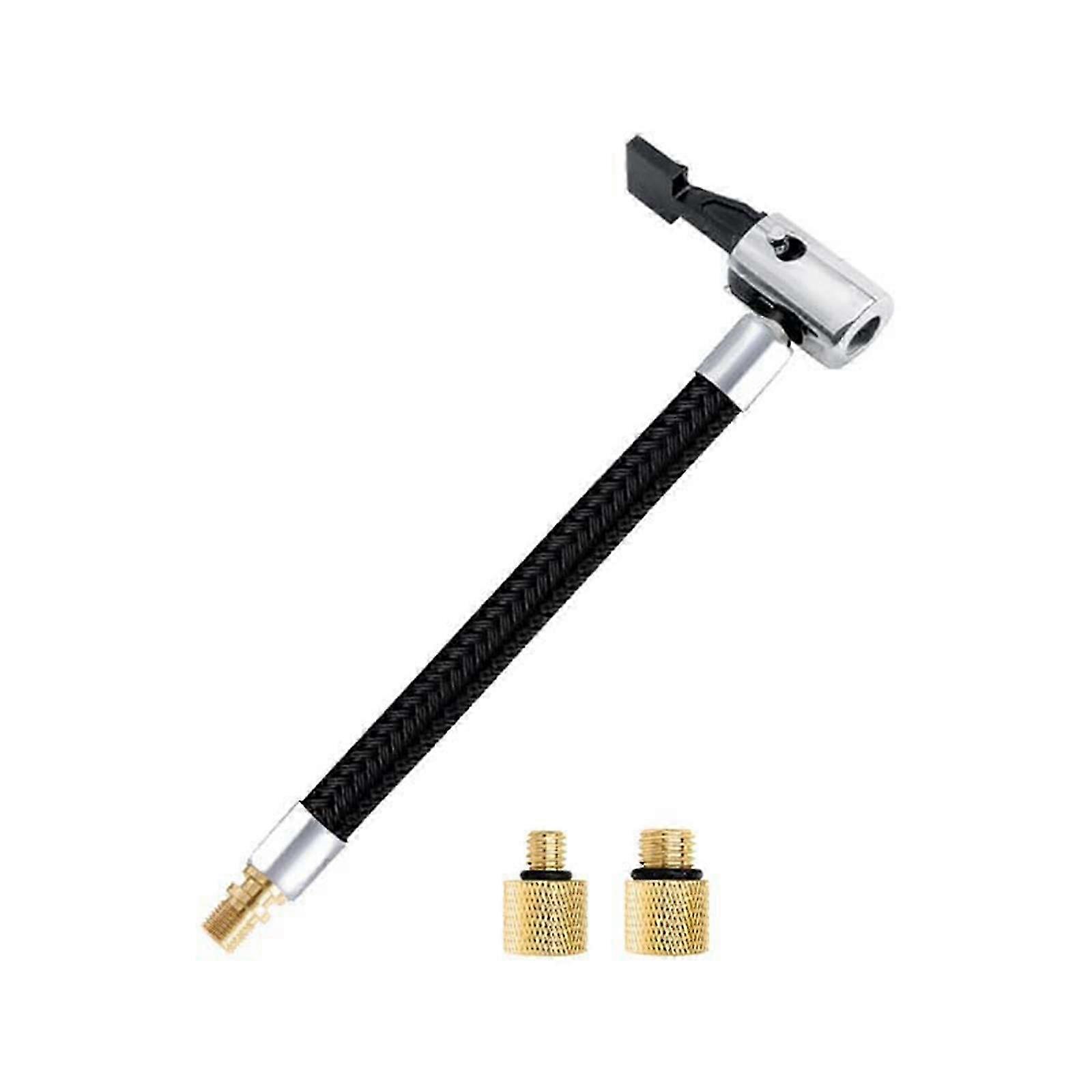 Car Tire Air Compressor Tube Tyre Pump Hose with Adaptors Replacement Inflator Pump Extension Hose Connection 26s