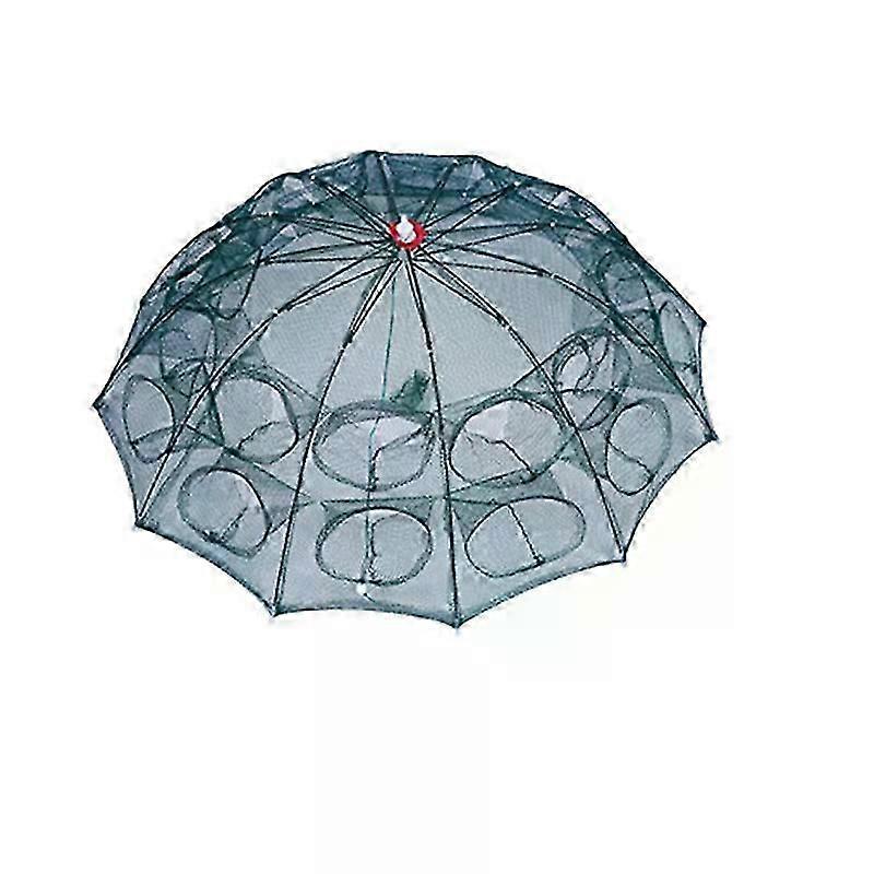 Ultralight Fishing Trap Nets Portable Nylon Mesh Crab Net Shrimp Cage Automatic Folding Fish Trap Fishing Net Fishing Accessorie