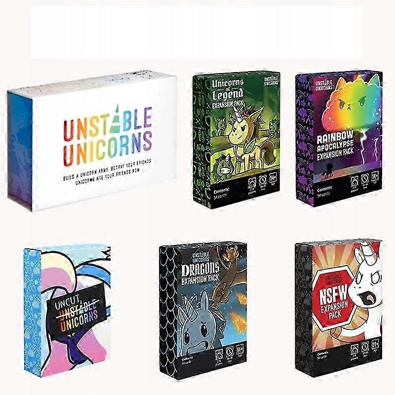 2025 Unstable Unicorns Board Game Party Card Game Set