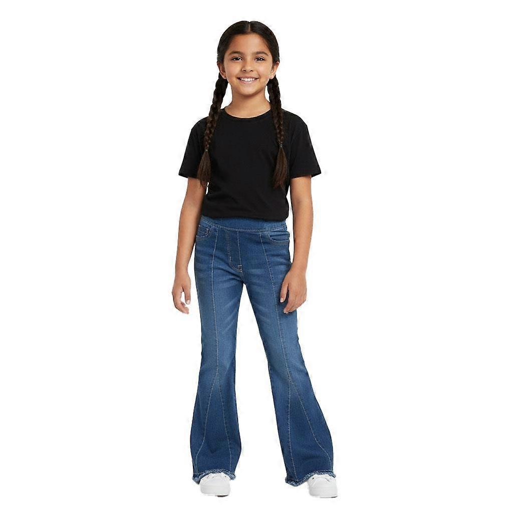 Κορίτσια Ελαστικό Καμπαναριό Κάτω Φουσκωμένο Μεσαίο Μπλε Άνεση Τζιν Τζιν