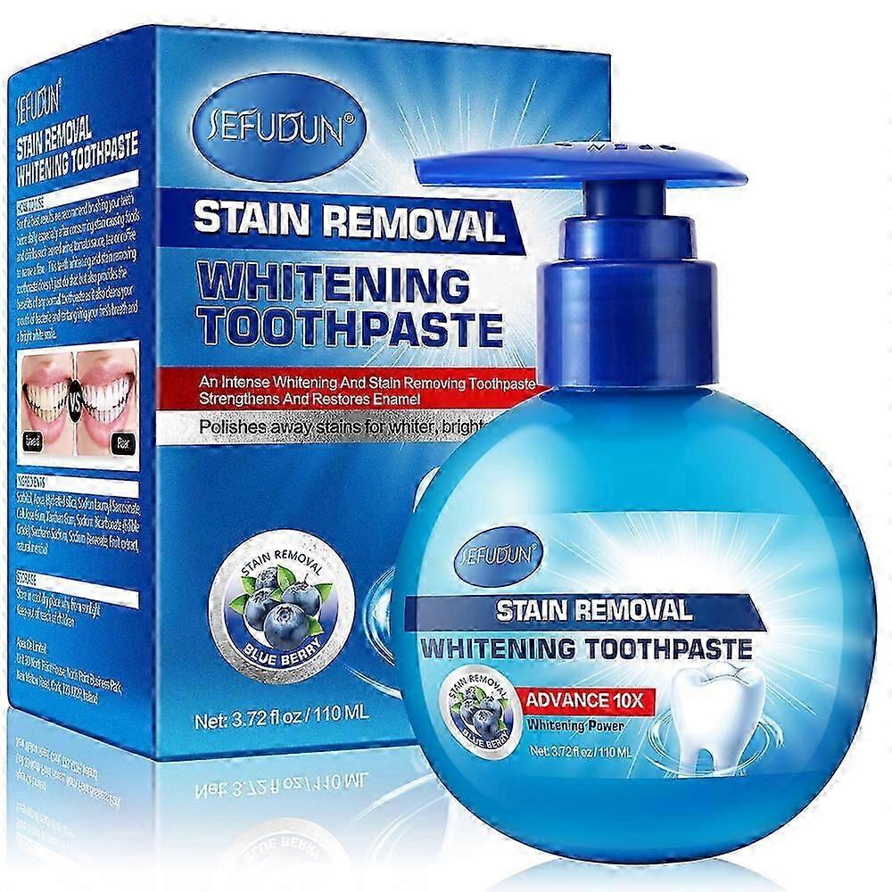 Whitening Toothpaste Tooth Intensive Stains Removal Bleaching Soda Toothpaste