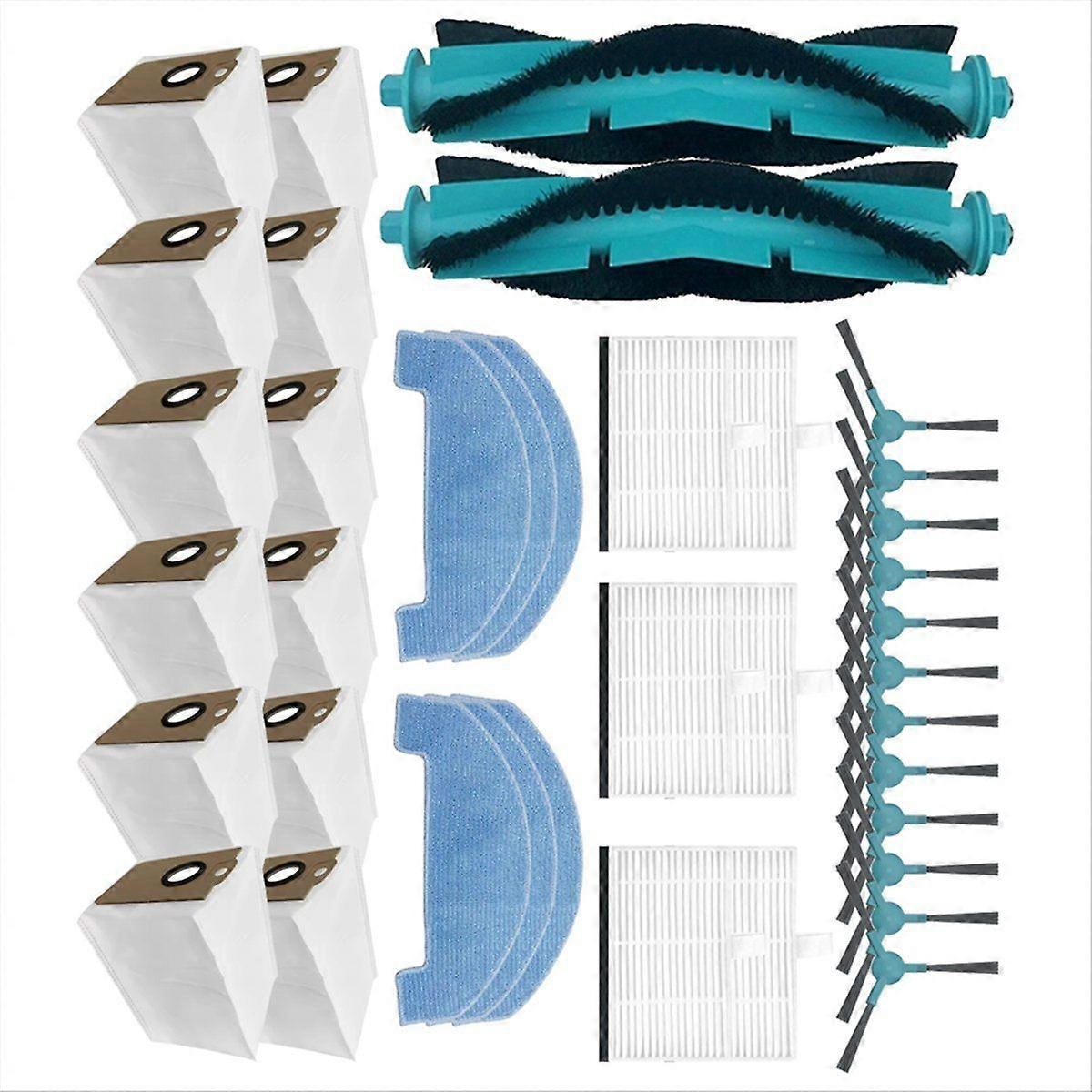 For Trouver E10 / E20 / E10 / E20 Plus / Q8 Max / D10 / T10 Lite Filter Brush Mop