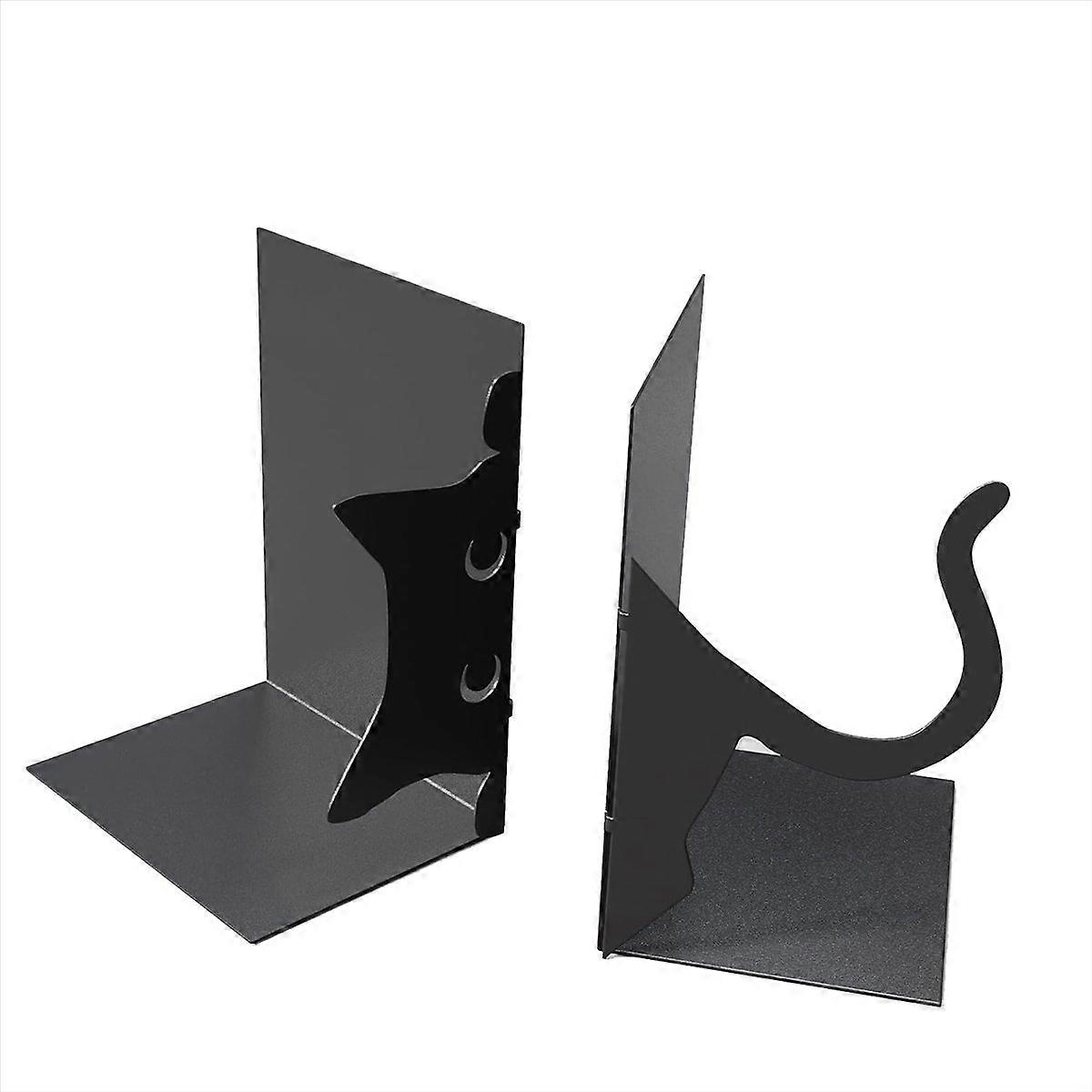 Cute Cat Book Ends, Decorative Book Ends,Book Ends for Shelves