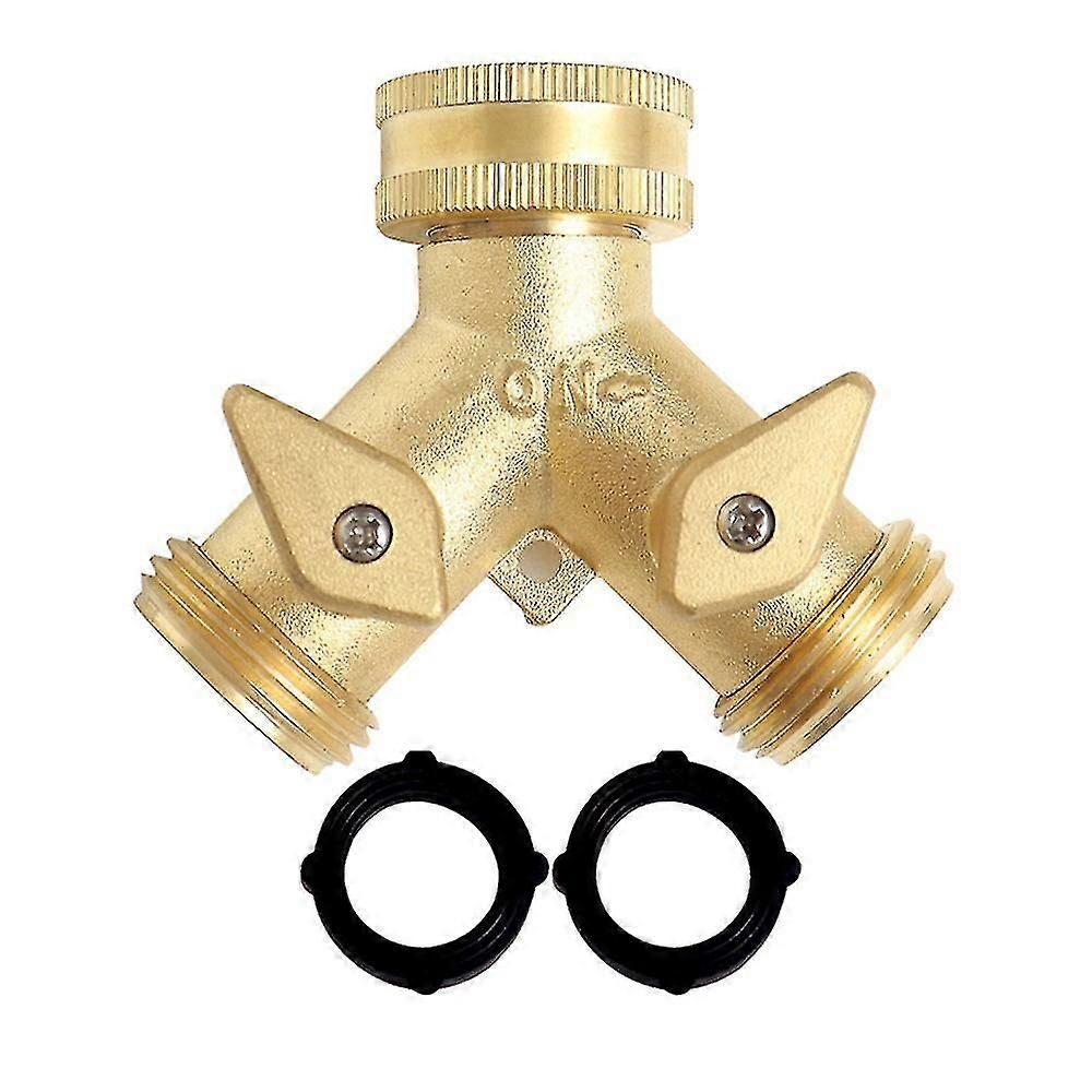 Garden Hose Connector Tap Splitter (2 Way) Outlet Splitter, Hose Splitter, Hose Spigot Adapter