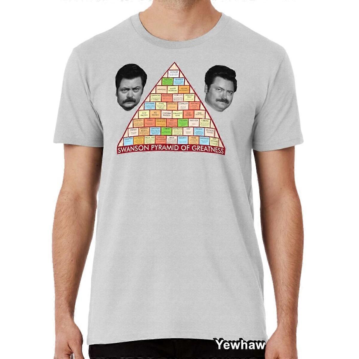 Ron Swanson's Piramide van Grootheid T-shirt