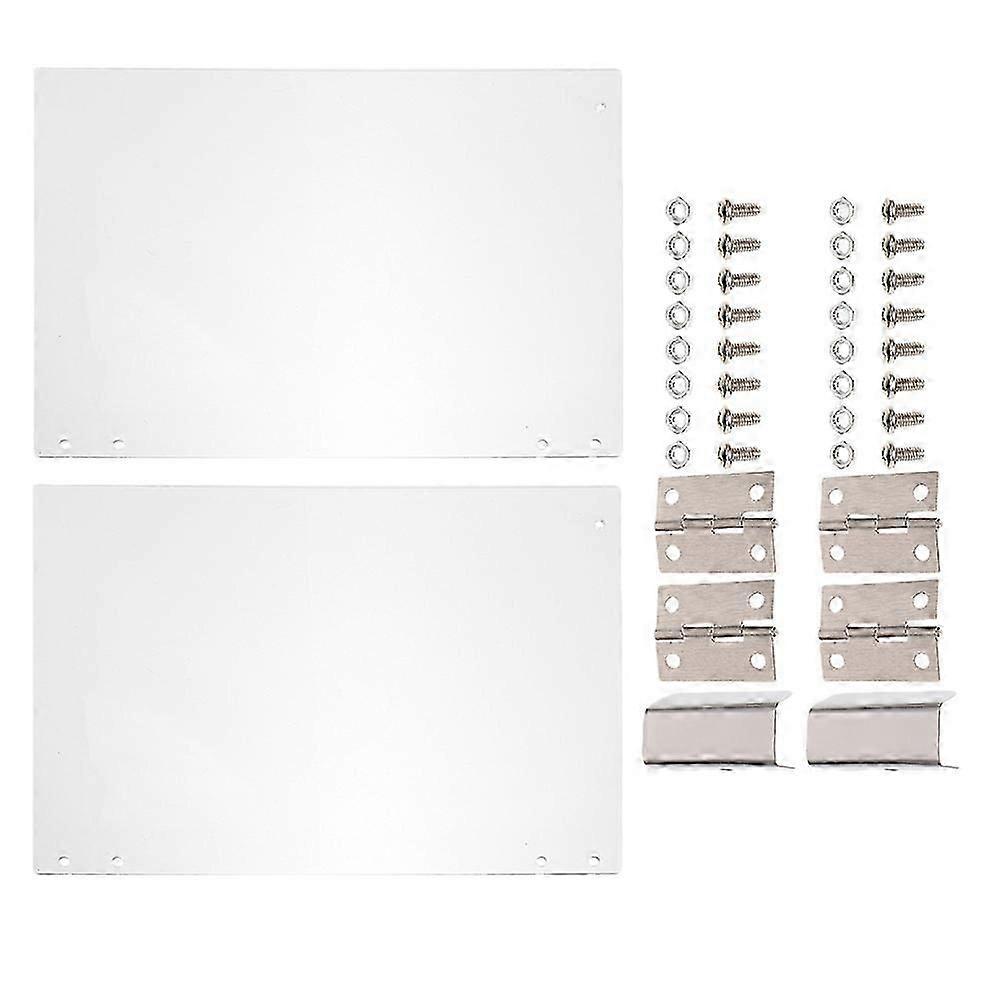 Automatic Clear Panel Popcorn Machine Accessory Prevent Popcorn Spilling 36.3X21.5CM 2Pcs