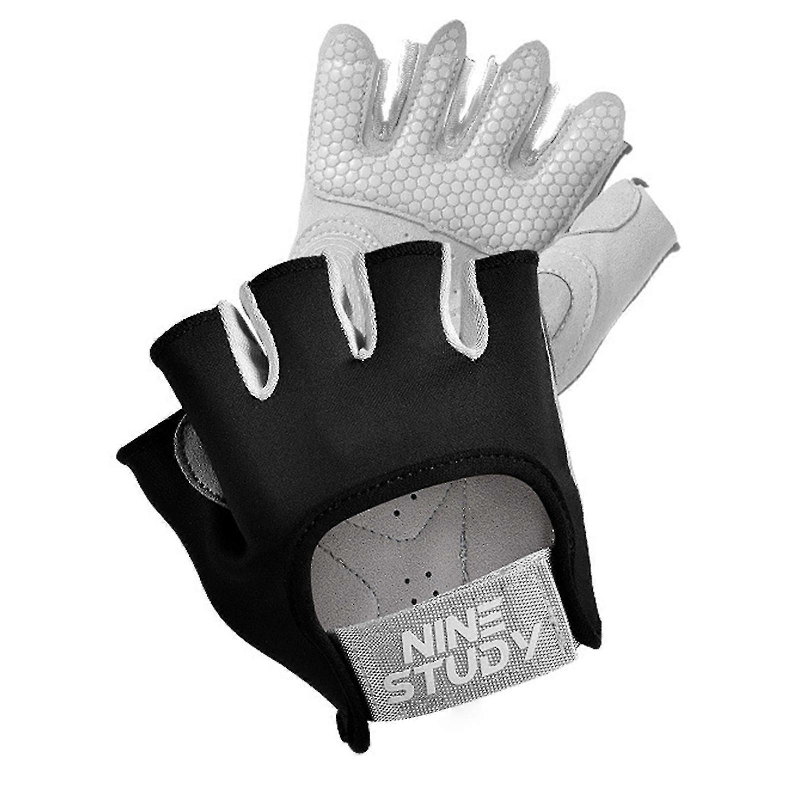 Ventilated Weight Lifting Gym Workout Fingerless Gloves Multi-function Half Fingers Exercise Training Gym Gloves for Men