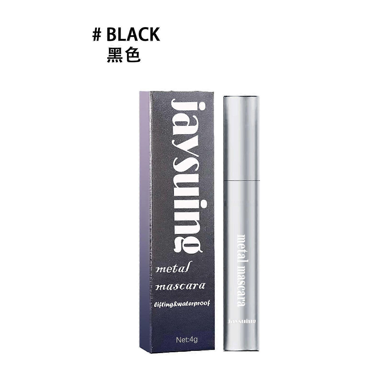 Jaysuing Curling Mascara Makeup Not Smudge Natural Long Thick Curl Shaping Beautiful Mascara