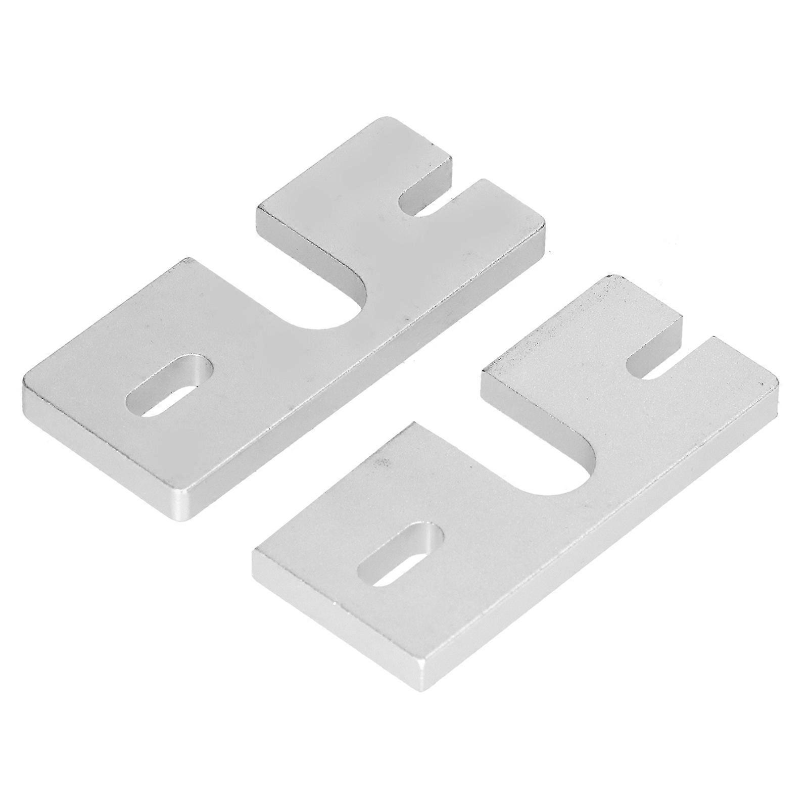 2Pcs Hotend Aluminum Plates Rectangle Fixed Sandblasting Oxygen 3D Printer Accessories