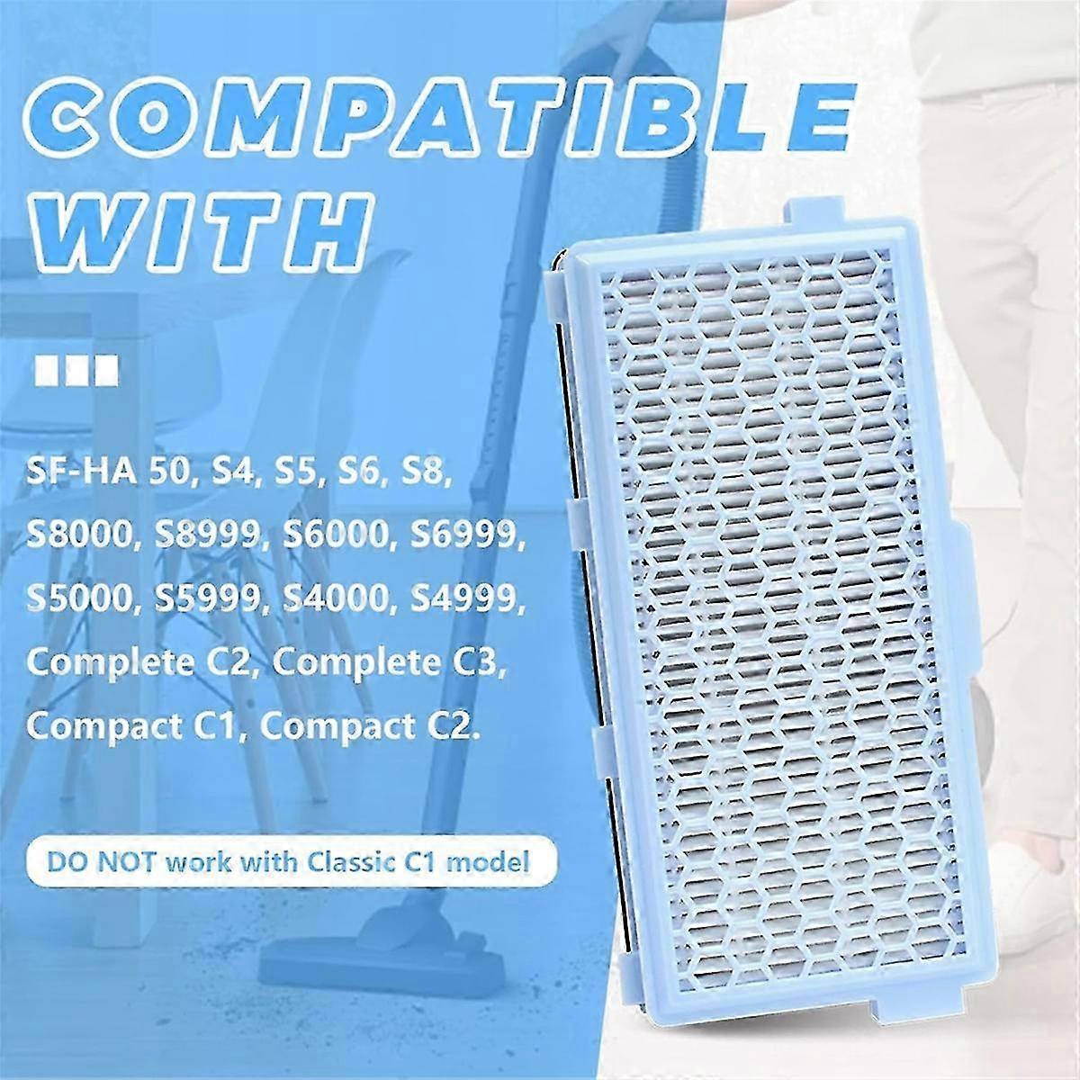 Vacuum cleaner filter for Compact C1 C2, complete replacement part for C2 C3 models