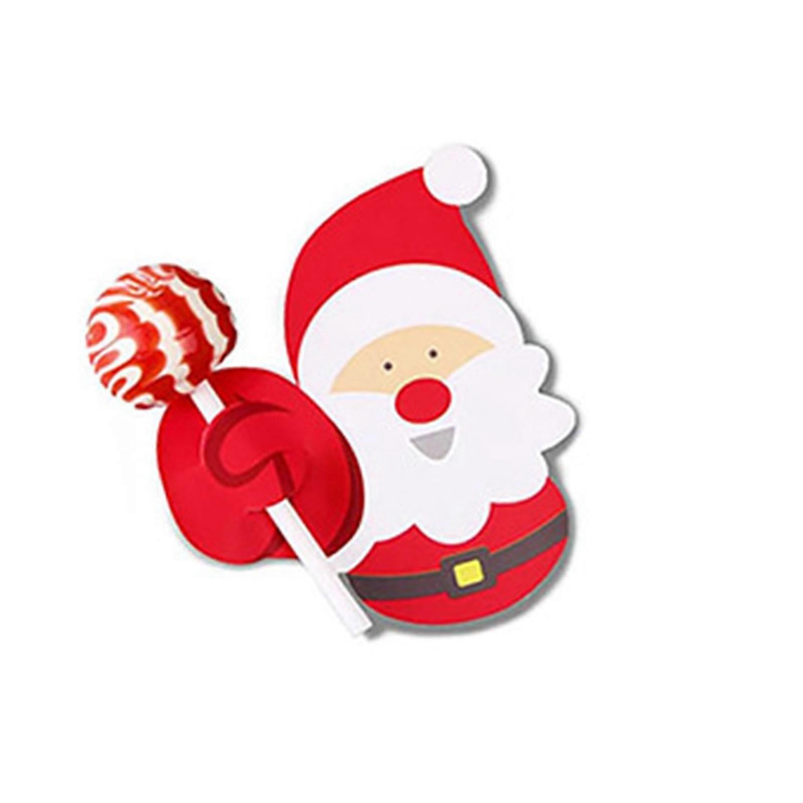 50pcs Christmas Penguin Snowman Decoration Card DIY Candy Gift Decoration Card Paper Card