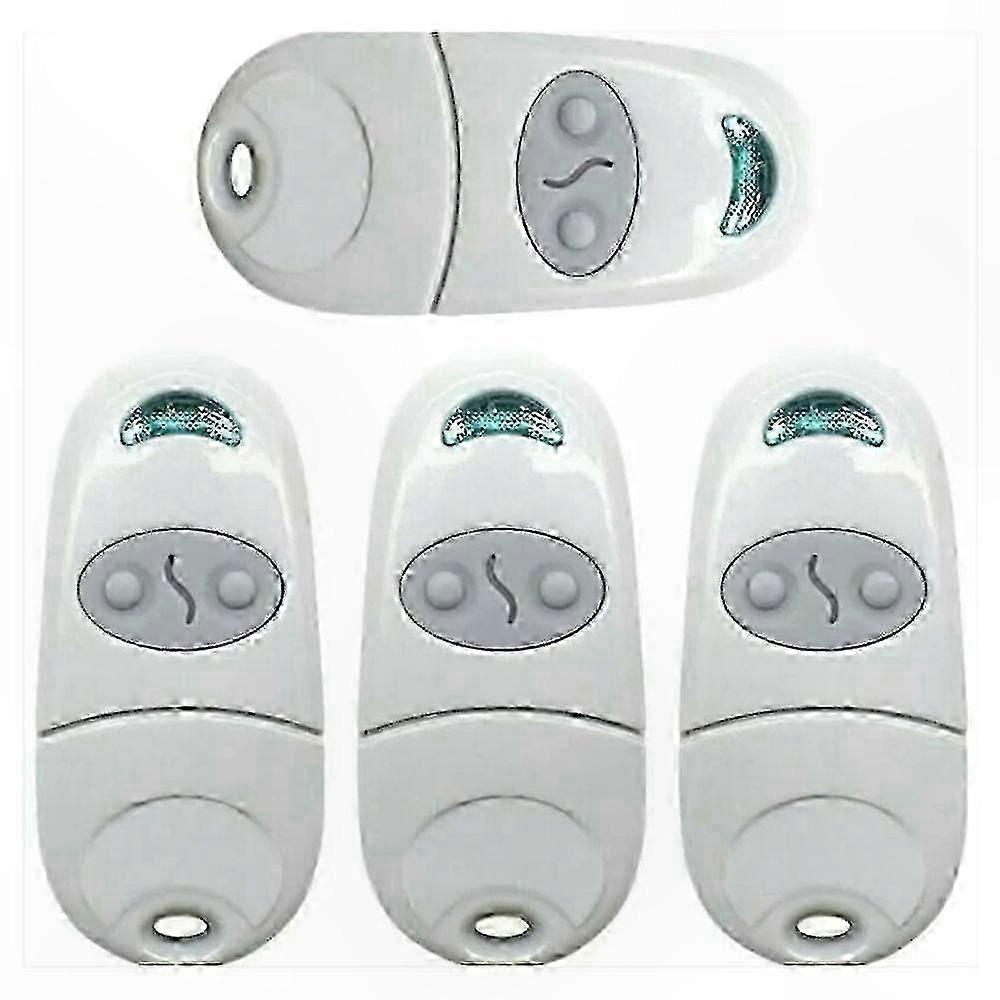 4-Pack Universal Remote Control for Garage Gate Opener, Compatible with 432NA Motorized Systems