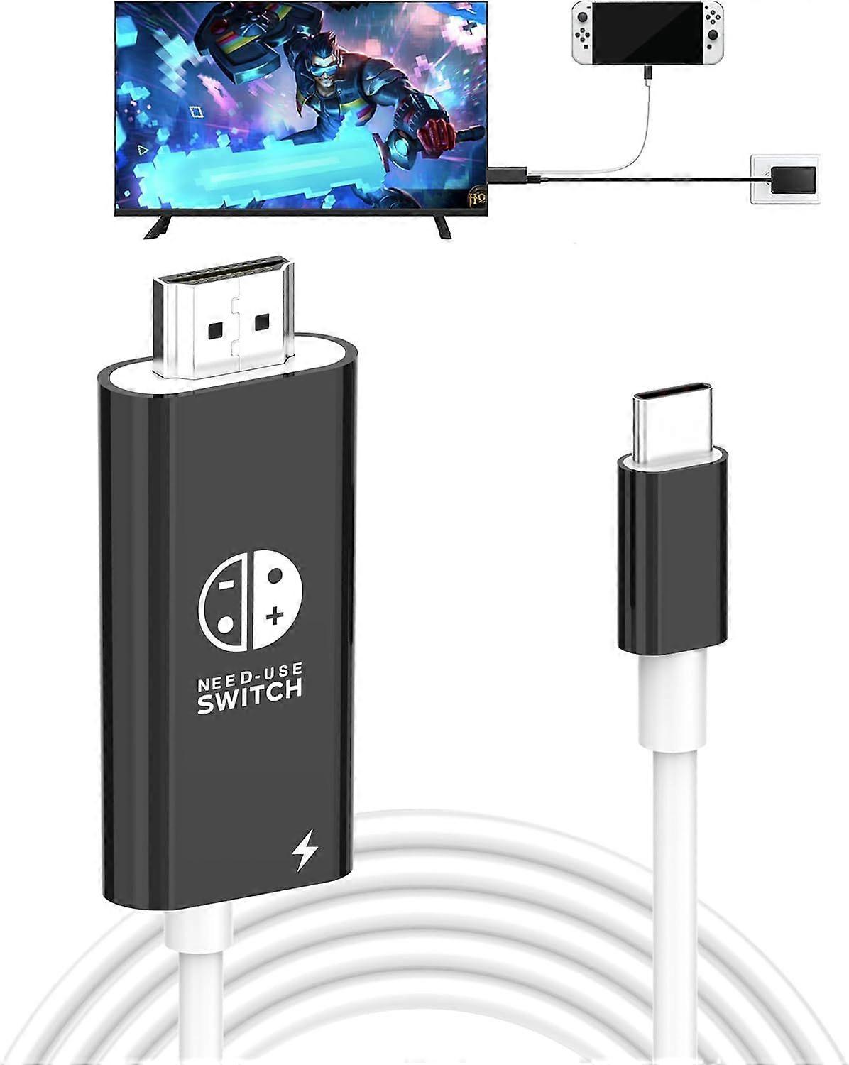 USB C to HDMI Adapter Cable Compatible with Nintendo