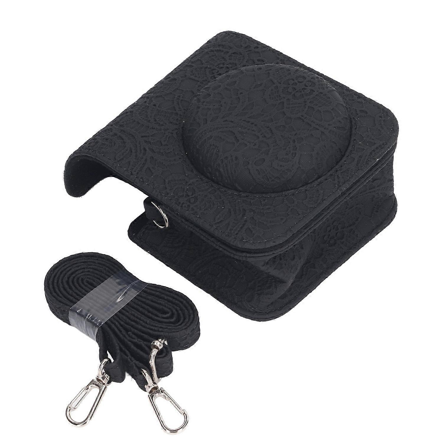 Instant Camera Protective Bag Vintage 3D Pattern Instant Camera Carrying Case for Fujifilm Instax Mi