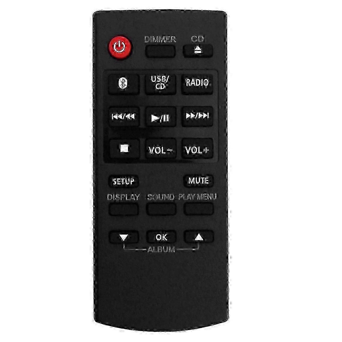 N2QAYB000984 Replaced Remote for Panasonic CD Stereo Sub SA-PM250 SC-PM250 SC-PM600 SC-UX104 SC-HC200 SC-HC200 SB-UX100