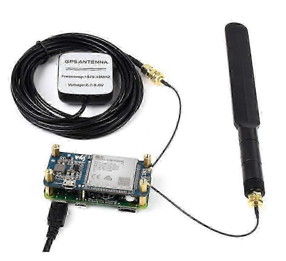 LTE Cat-4 4G / 3G / 2G GNSS Positioning Global Band HAT for Raspberry Pi Based on SIM7600G-H
