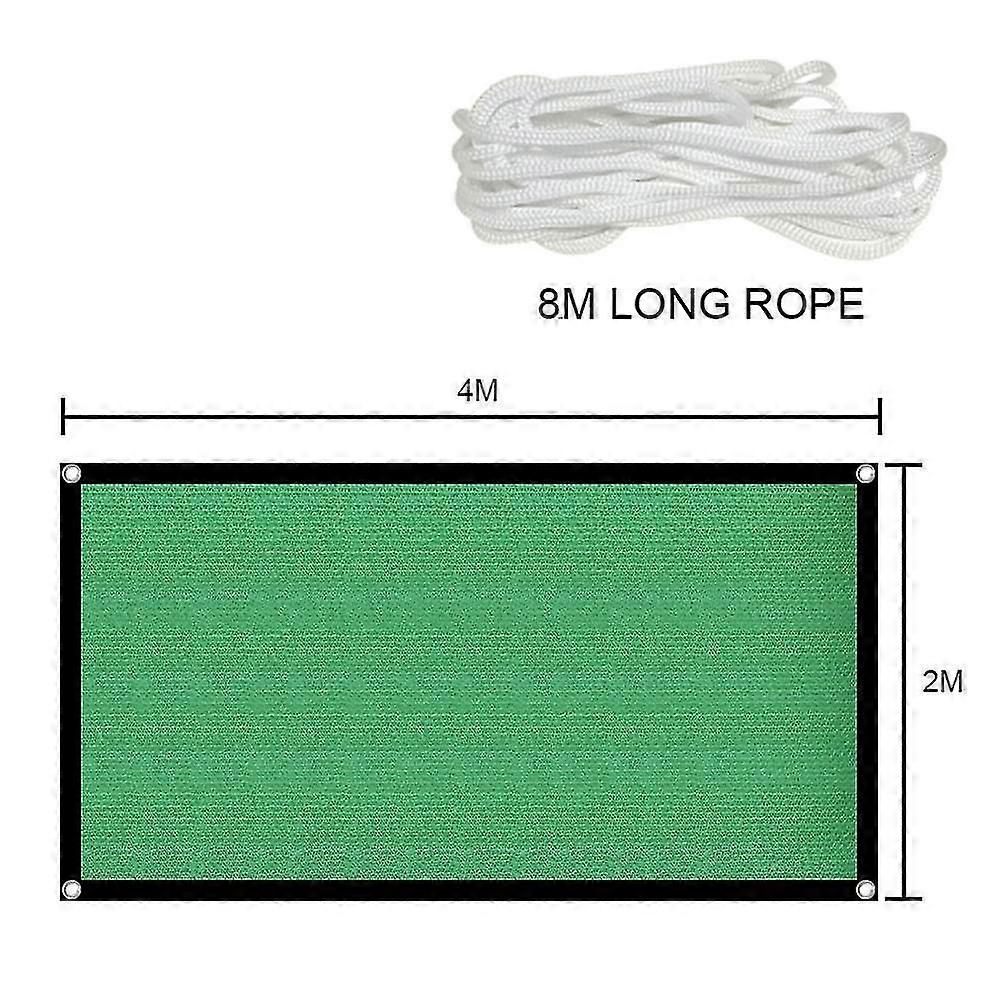 2*4/3*4m Encrypted Shading Net Sun Shade Sunshade Uv Protection Awning Outdoor Courtyard Garden