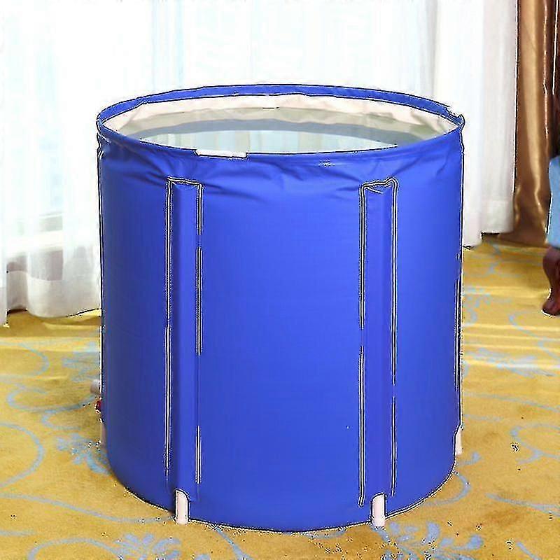 70*70 Convenient Folding Bath Bucket Foldable Adult Folding Bath Bucket Ickened Ermal Insulation Bath Bucket