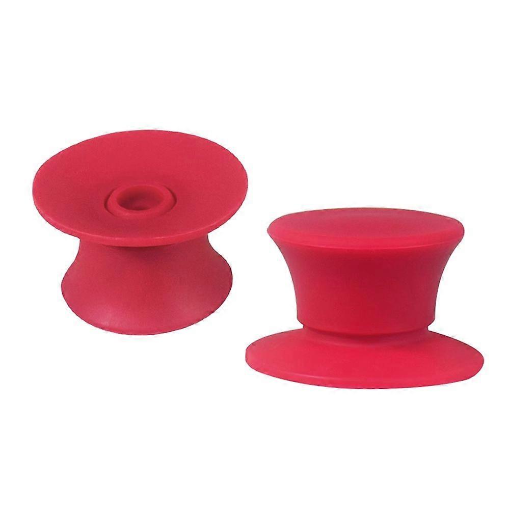 1Pair 1/4 Inch Reel to Reel Tape Opener Rubber Hub Adapters Loading Device for Studer ReVox Red