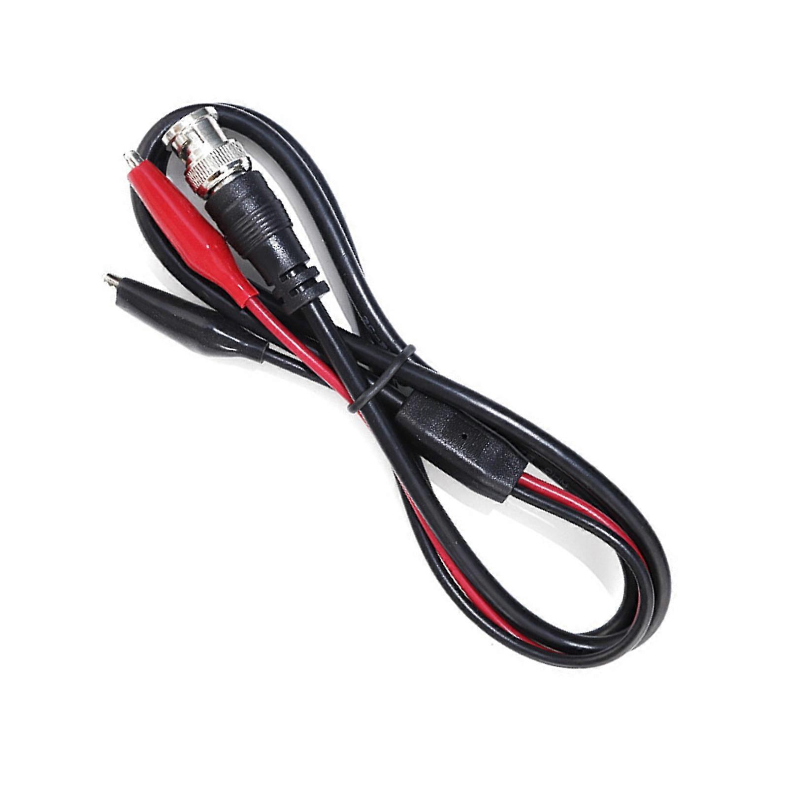 BNC Double Alligators Clip Test Cable Probe Leads Oscilloscope Test, Oscilloscope Probes BNC to Alligators Clip Multicolor