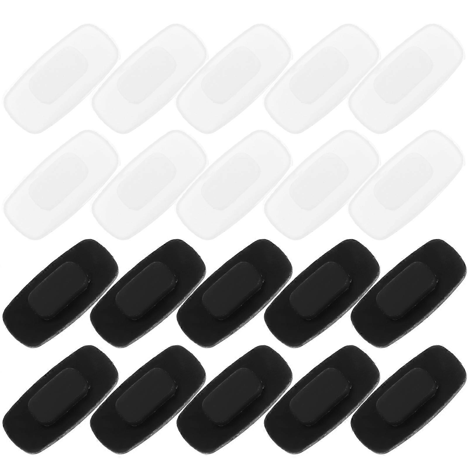 Eyeglass Silicone Nose Pads for Glasses Use 20Pairs Rectangular Pads