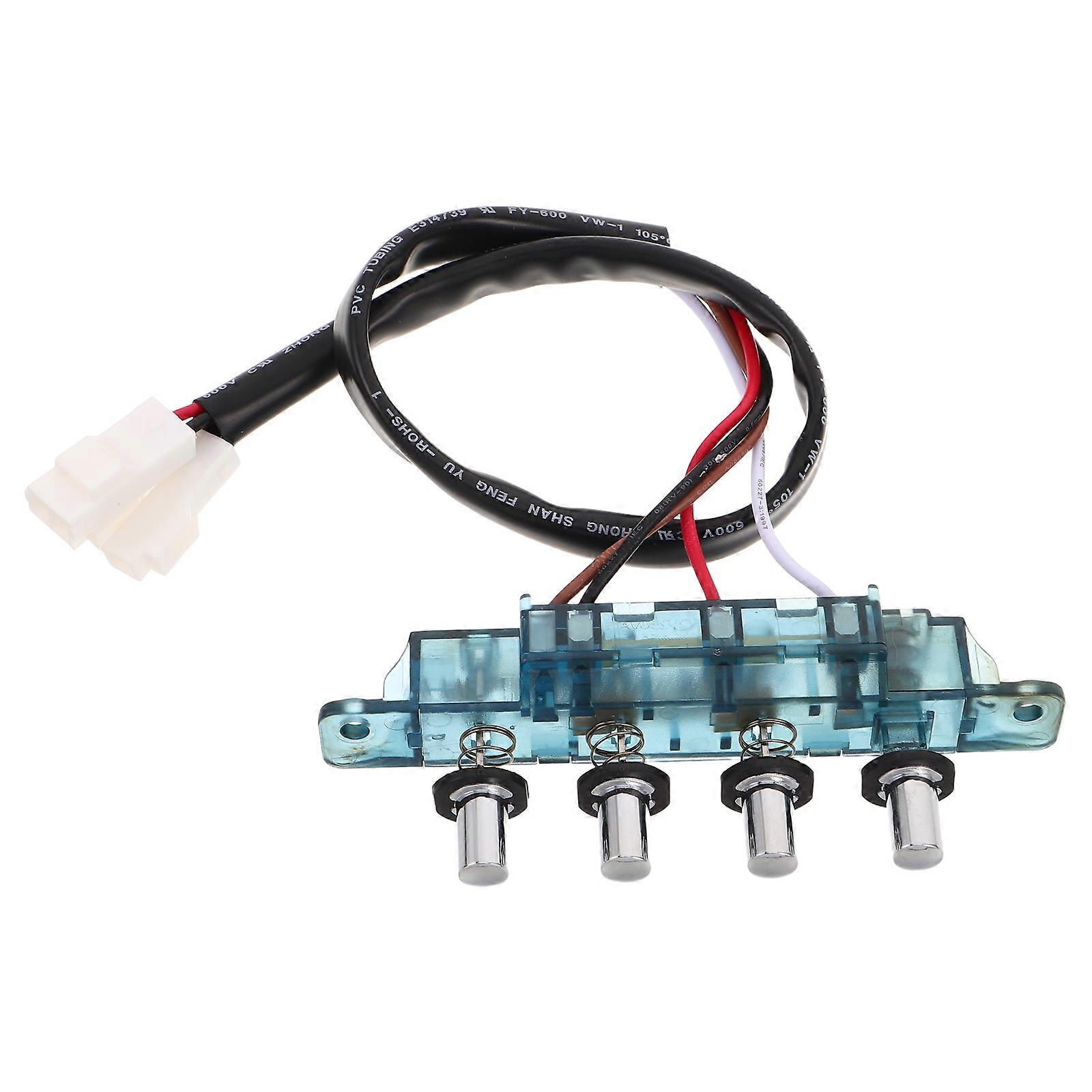 Range Hood Pushbutton Switch for Kitchen Appliance with 4 Button Controller