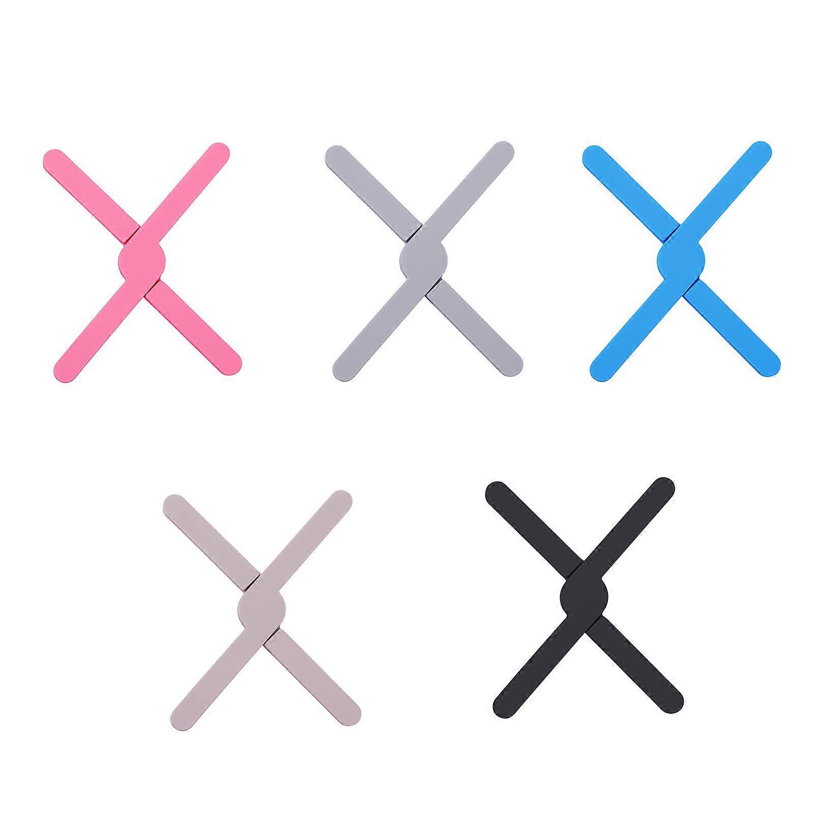 Space Saving Foldable Dishware Stand Heatproof Table Protector Folding Trivet For Indoor Outdoors Kitchen Use Multicolor