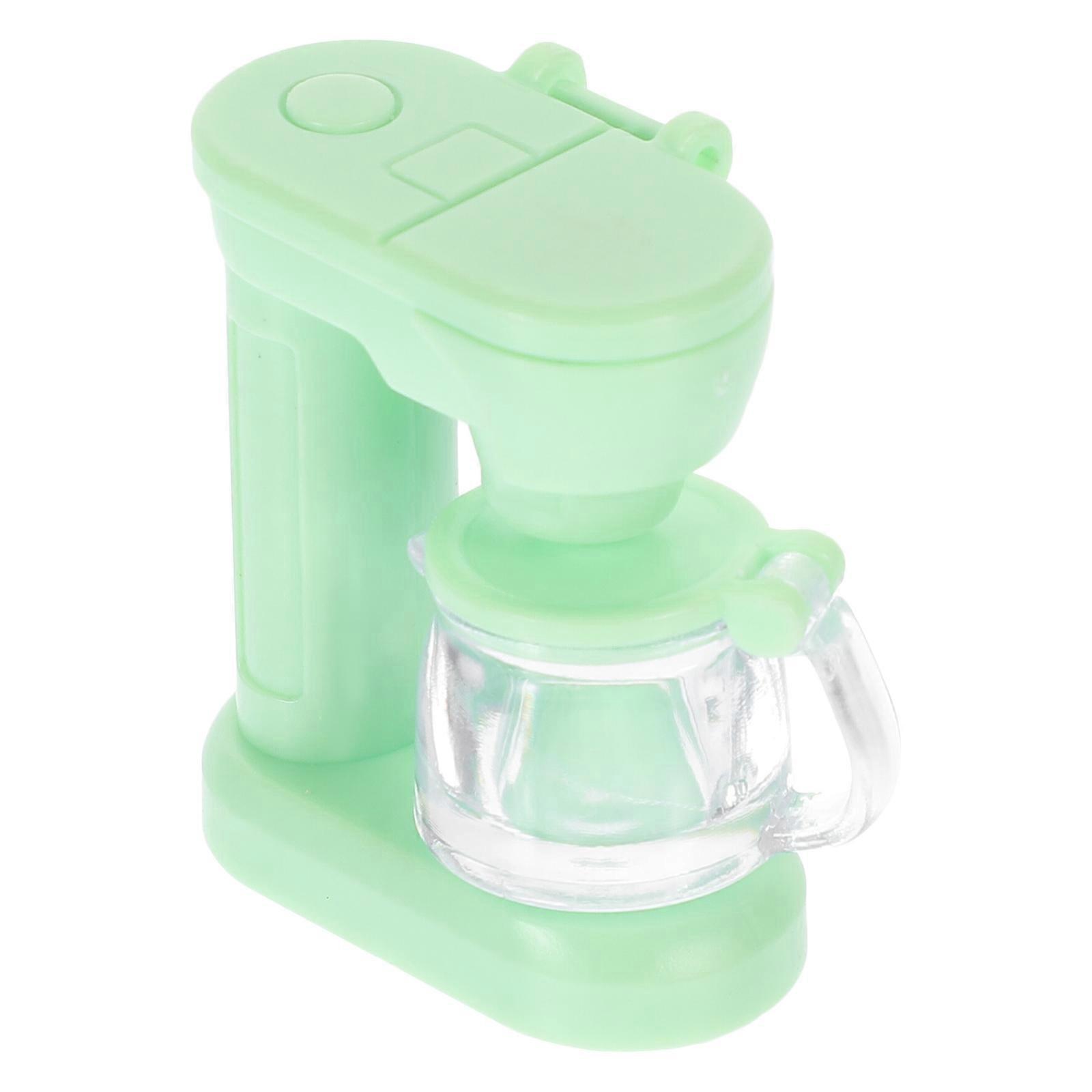 Mini Coffee Machine Model for Pretend Play with Durable PP Material